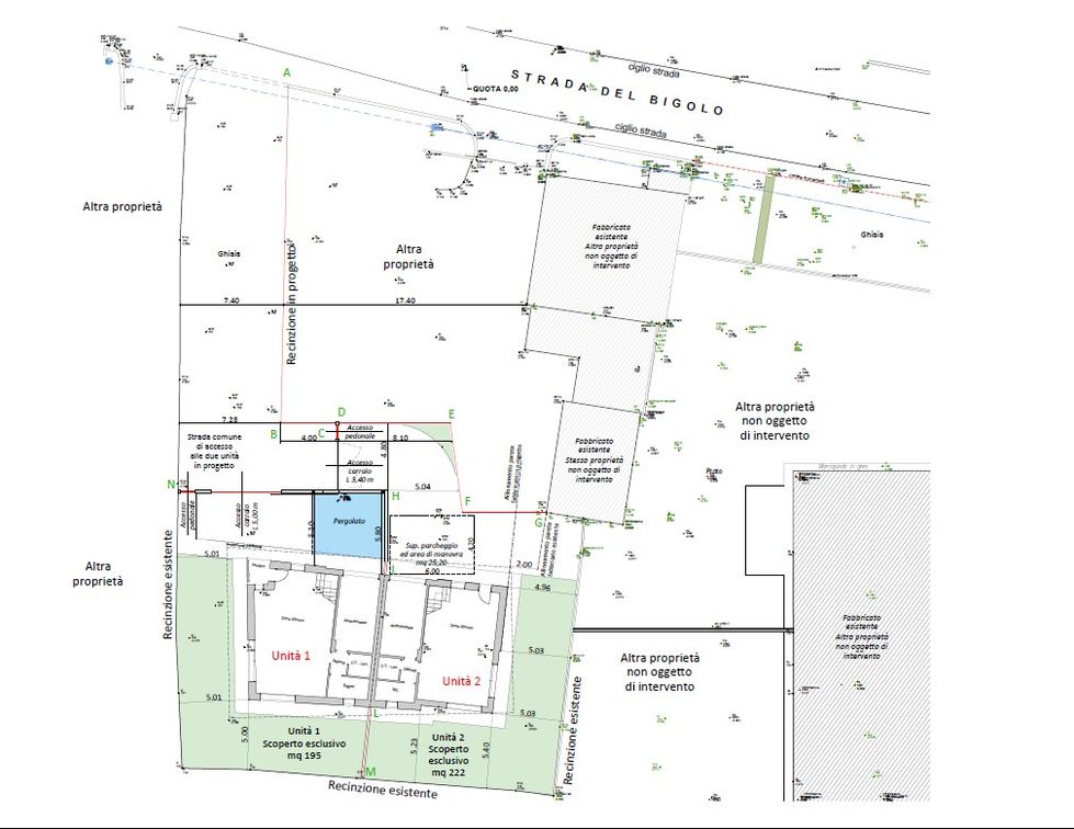 Bifamiliare - Noale Via Bigolo planimetria