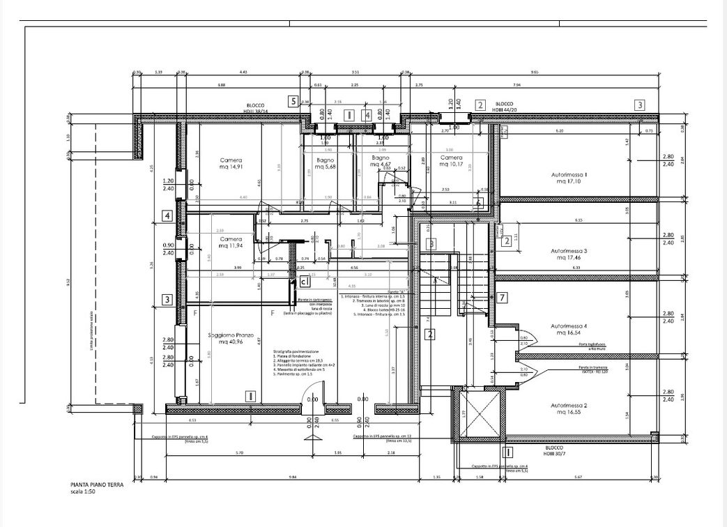 Residenza - Noale Via B. Powell Pianta Piano Terra