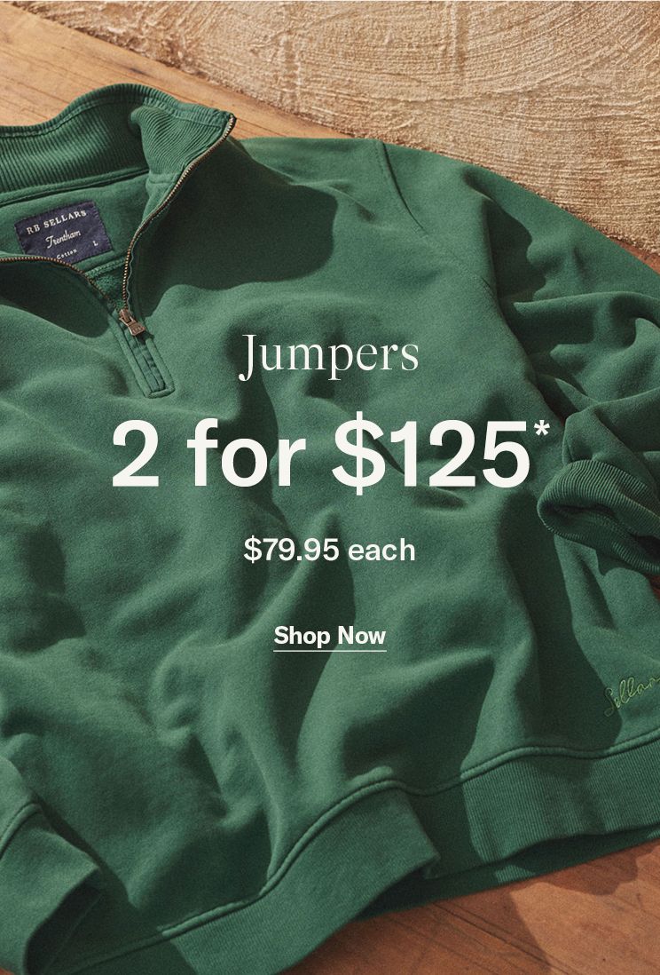 2 For $125 Jumpers*