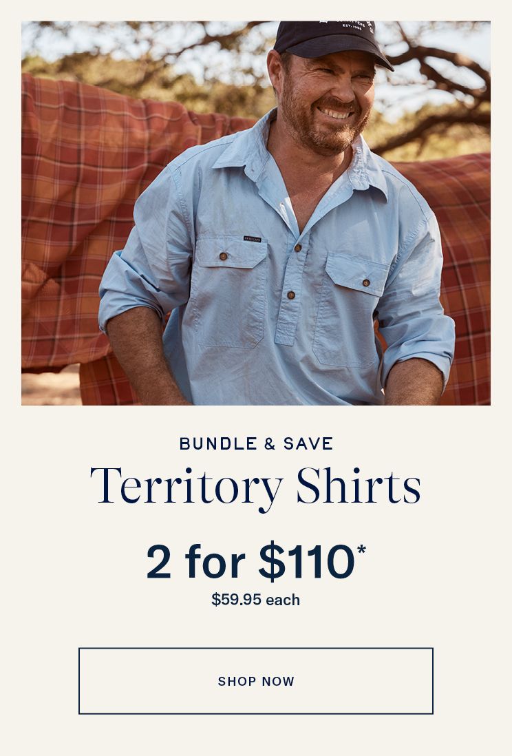 Territory Shirts | 2 for $110