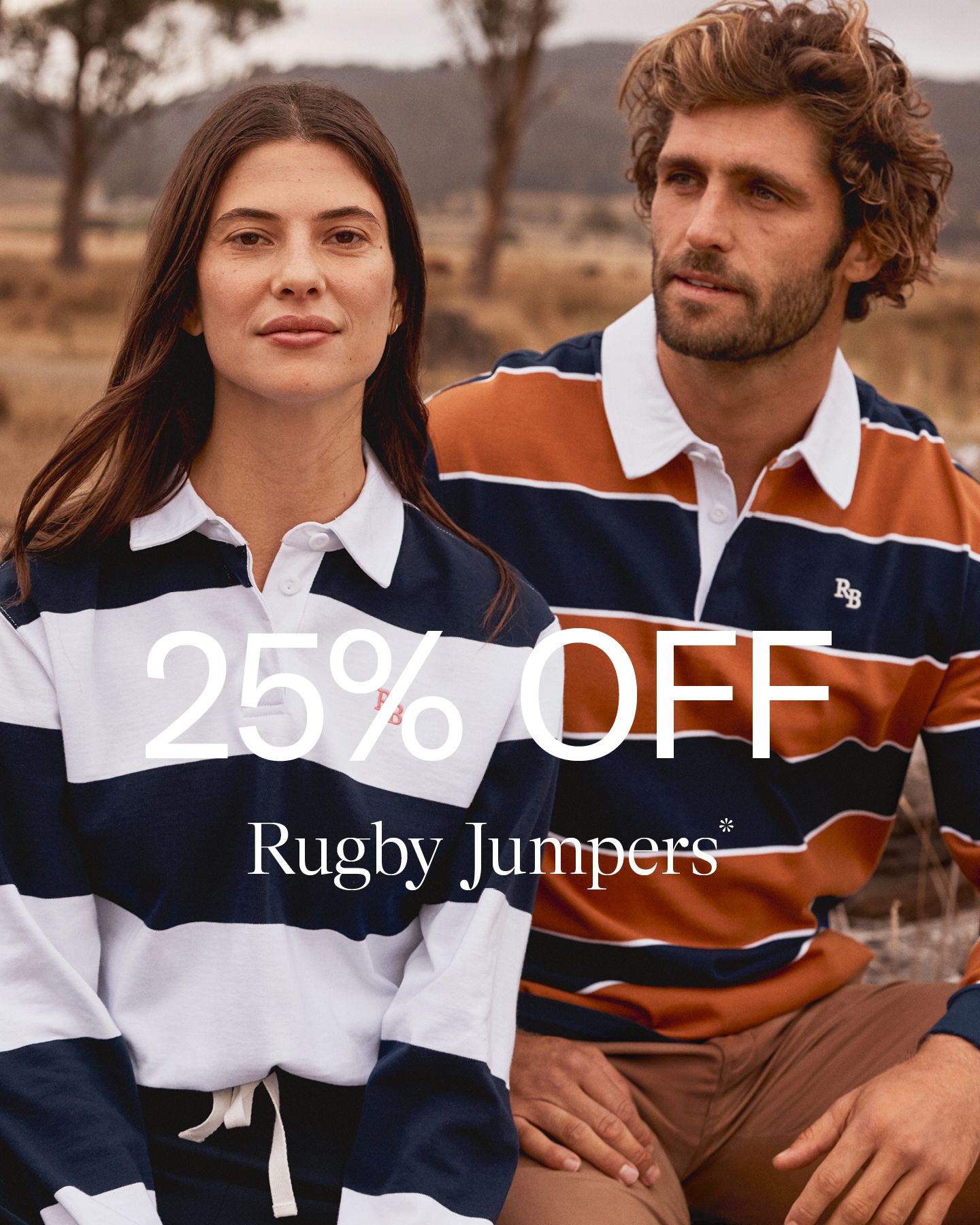 25% off Rugby Jumpers*

Stay on top of the game with 25% off our...

Shop via the link in bio. 

#RBSellars