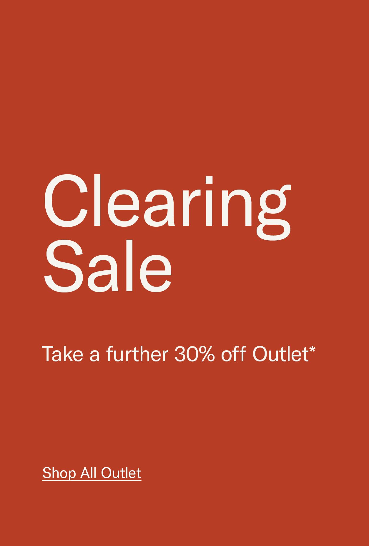 Clearing Sale