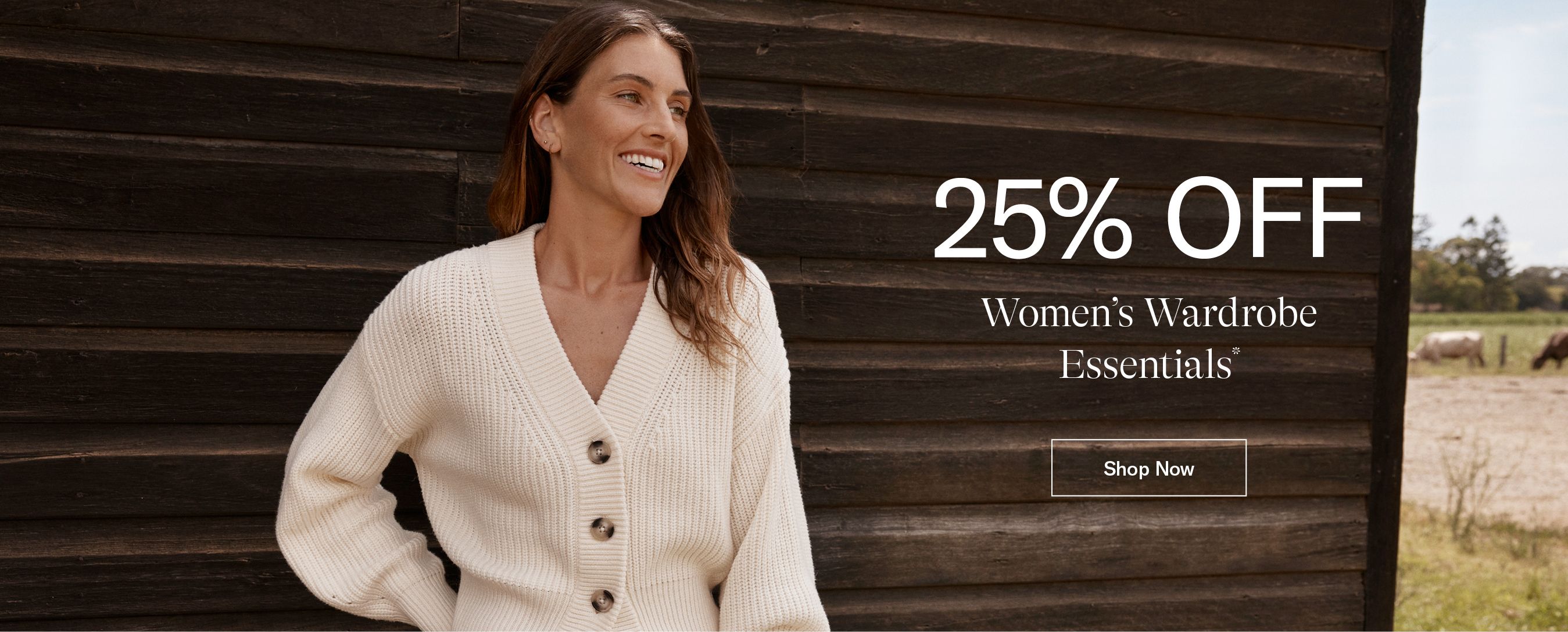 25% off Women's Essentials*