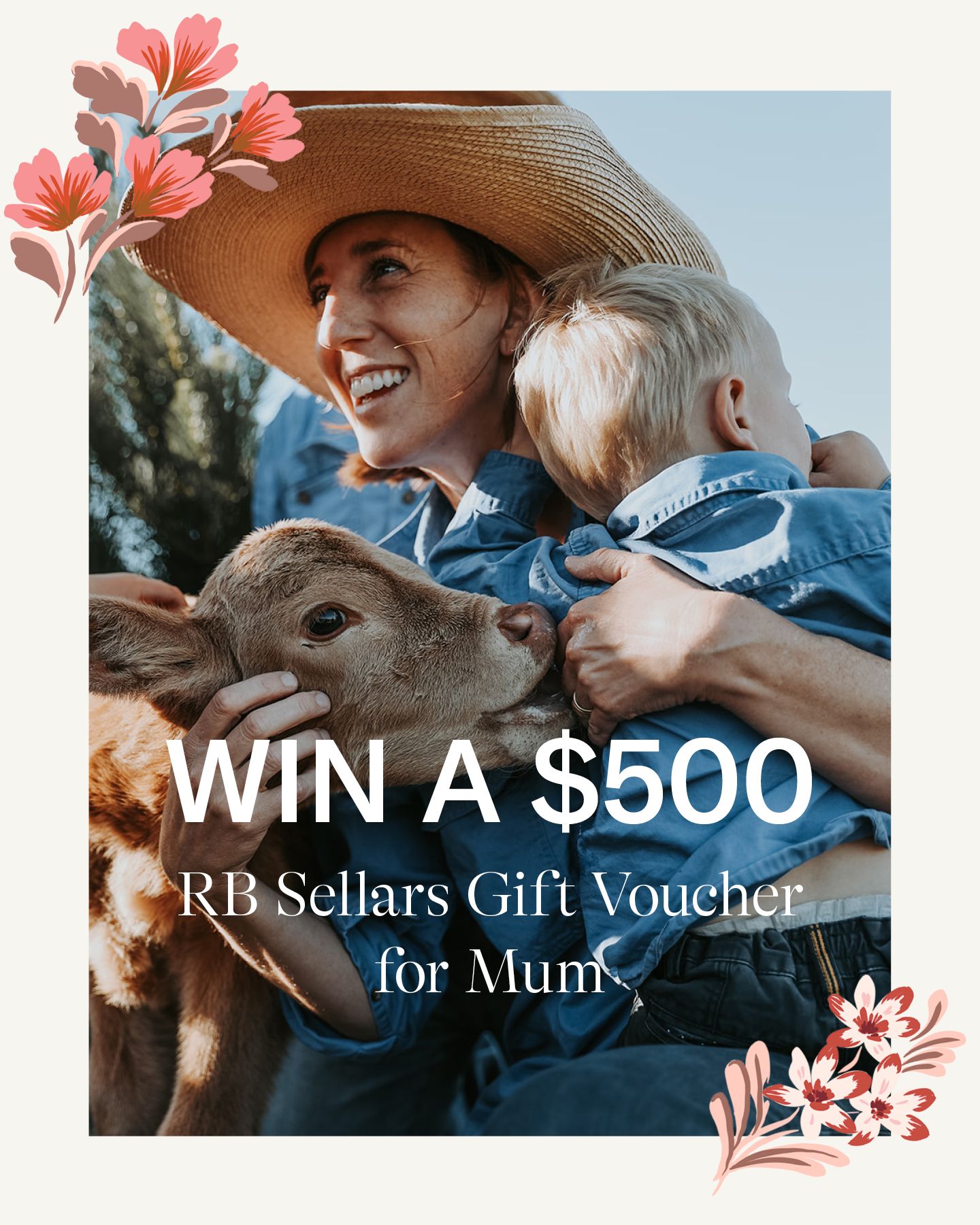 Win a $500 RB Sellars Voucher for Mum!
 
We are giving away a $500 RB Sellars Gif...
 
How to enter:
 
1. Like this post
2. Tag two friends (more comments = more entries)
3. Ensure you are following @rb_sellars
 
+ Bonus entries for those who share this post to their stories

Entries close at 11:59pm AEST Sunday 5th May 2024. Winner will be notified by direct message Monday 6th May 2024.
 
Please note, this is the offical and only RB Sellars account. You will only be notified by @rb_sellars. We will not ask you for any banking details or personal information. All other pages are fakes.
 
Open to Australian residents only. This competition is not sponsored, endorsed or administered, or associated with Instagram.
 
#RBSellars #MothersDay