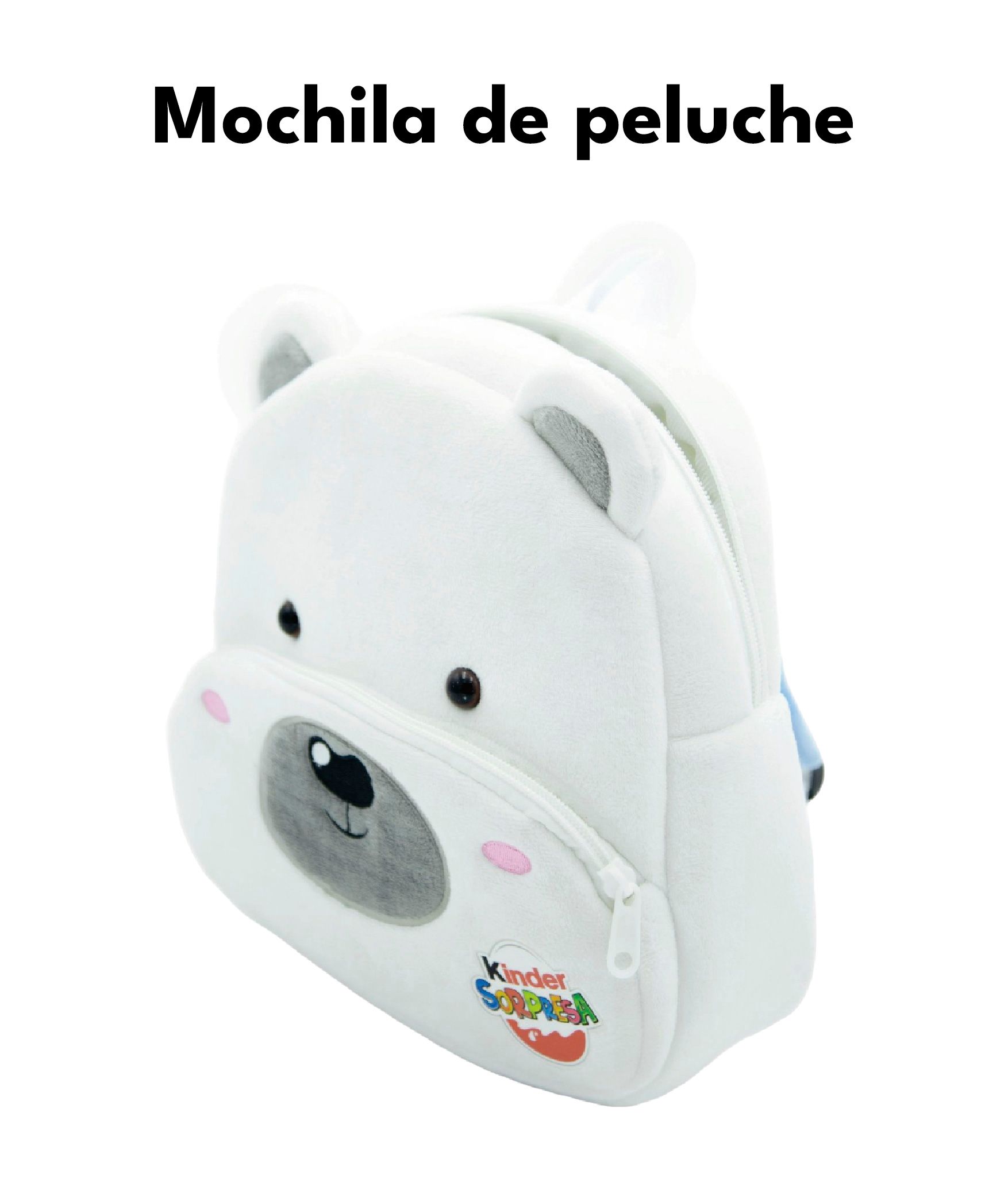 Mochila de peluche oso