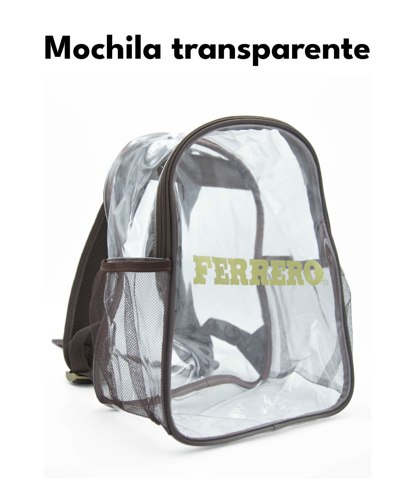Mochila transparente