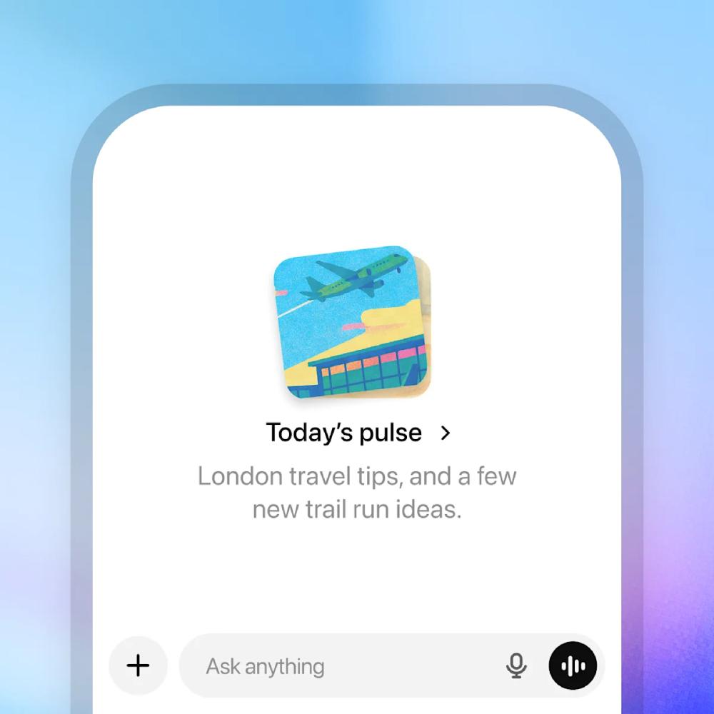 Screenshot of ChatGPT Pulse