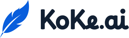 Screenshot of Koke AI