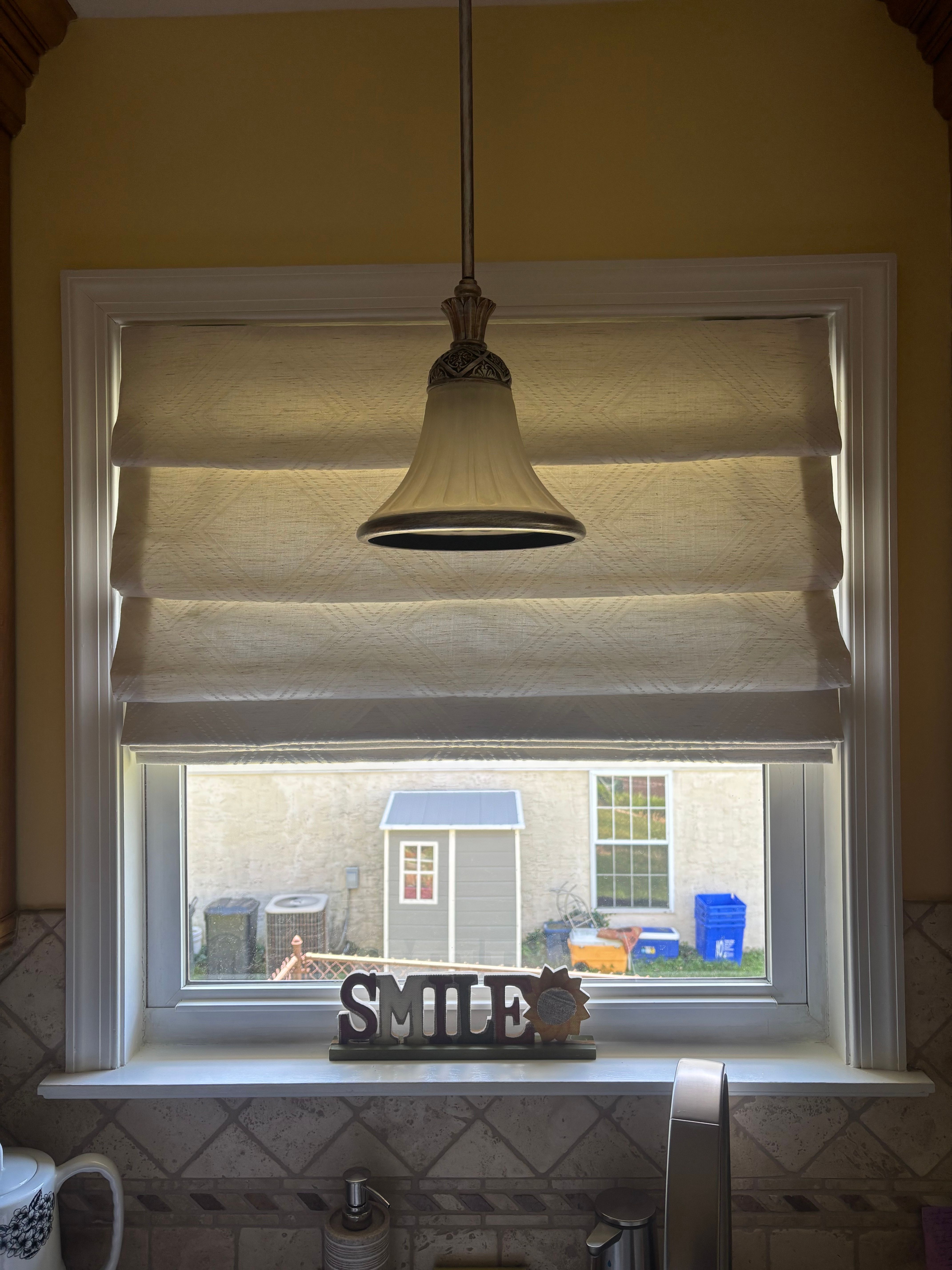 Installation photo for Roman Shades Installation 19116