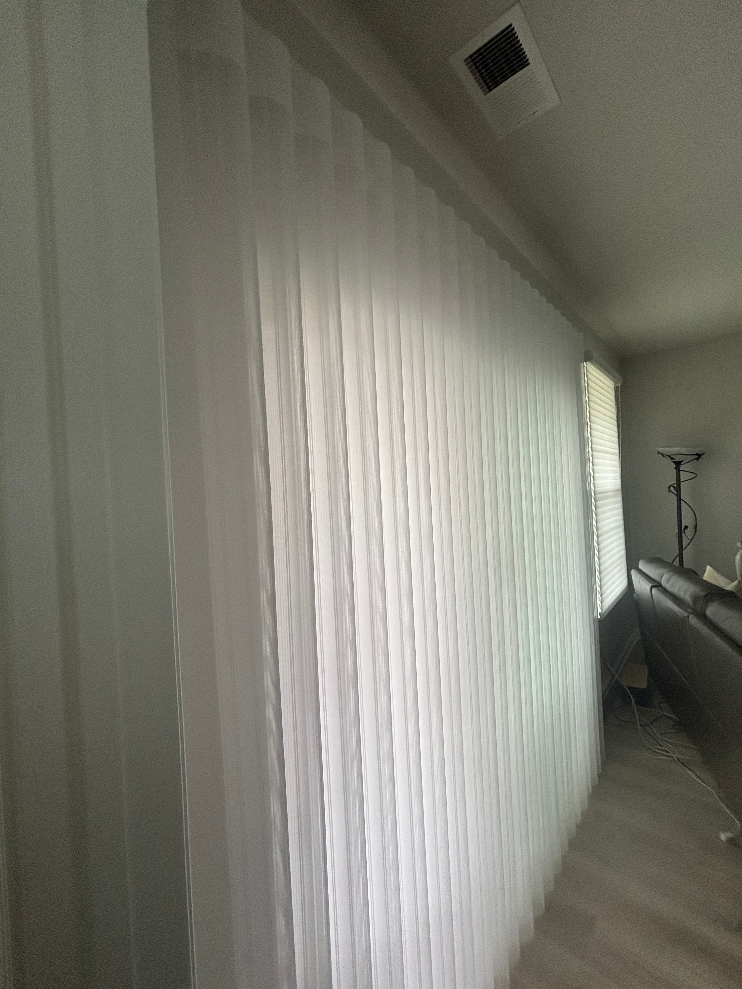 Installation photo for Sheer Vertical Installation 19007