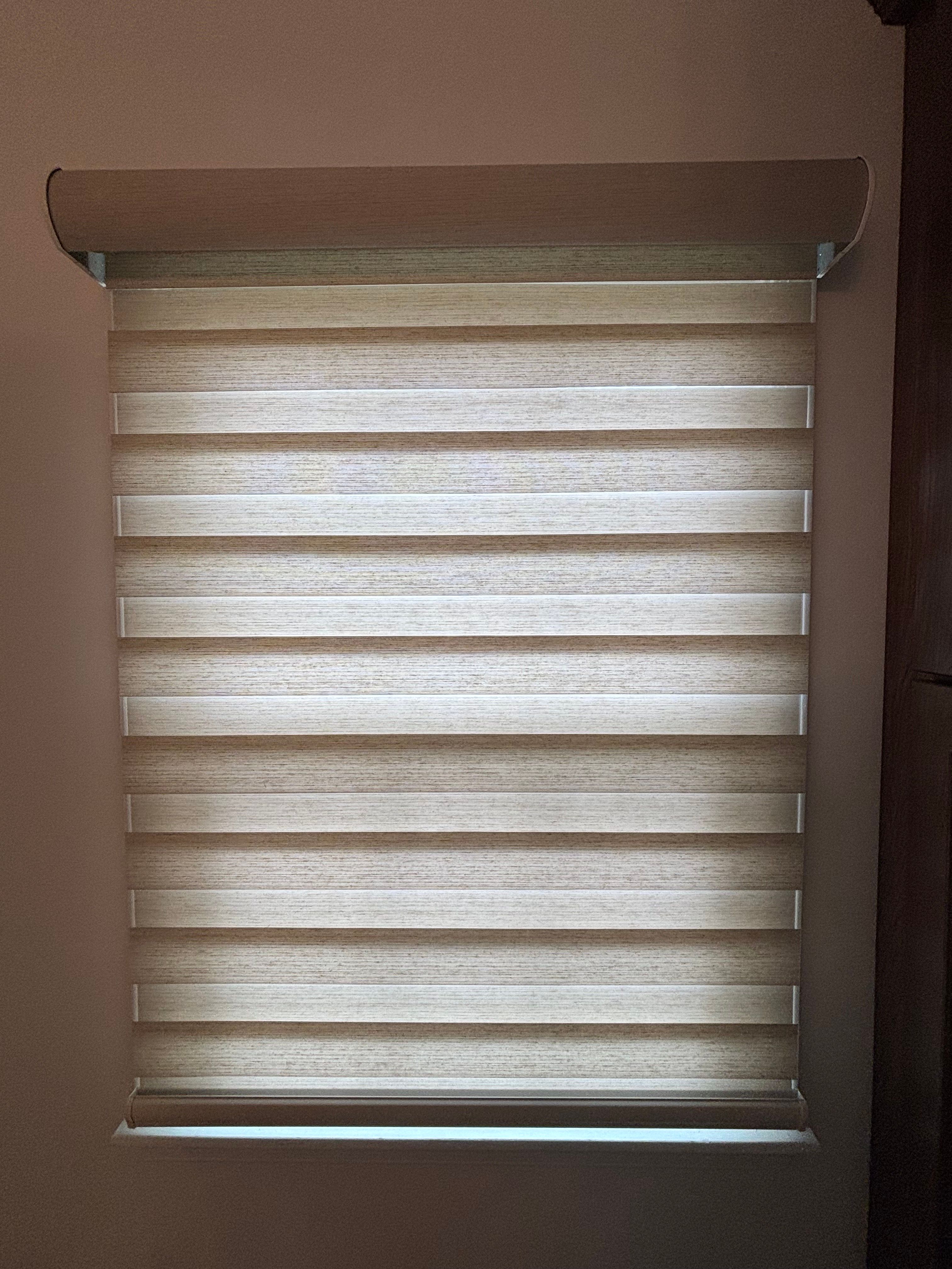layered-banded-shades installed in 19047