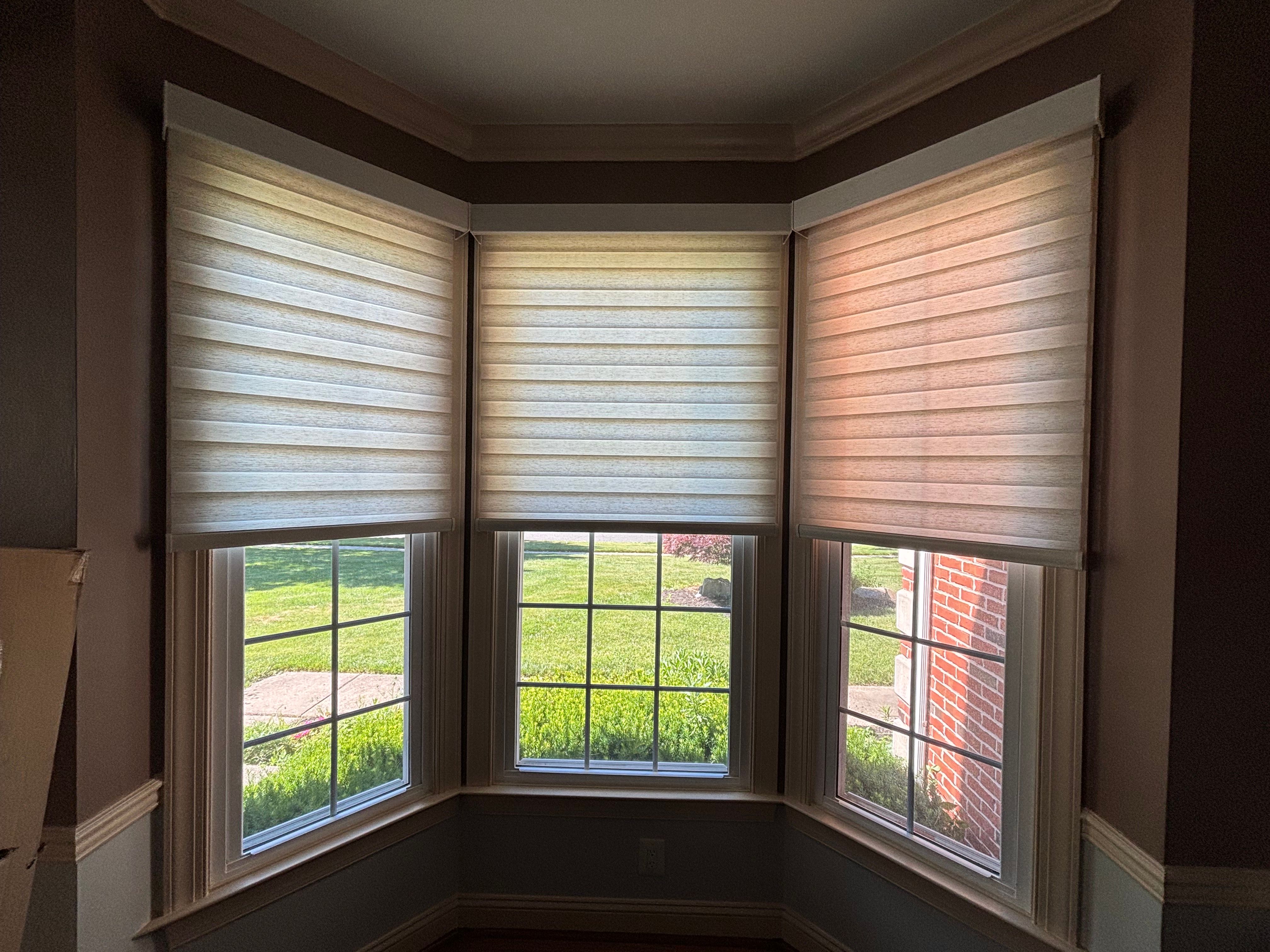 layered-banded-shades installed in 18940