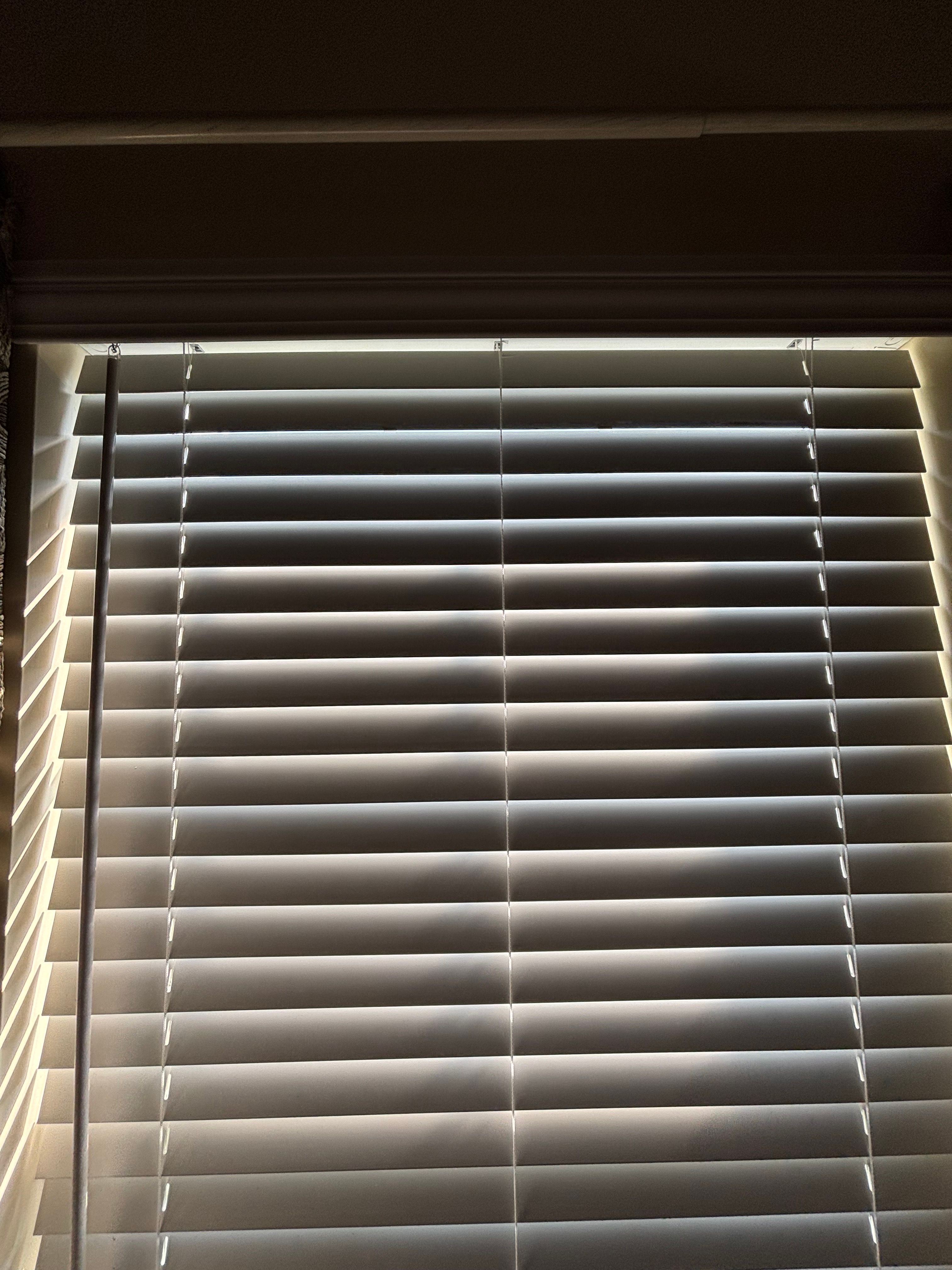 Window treatment installed in our service area