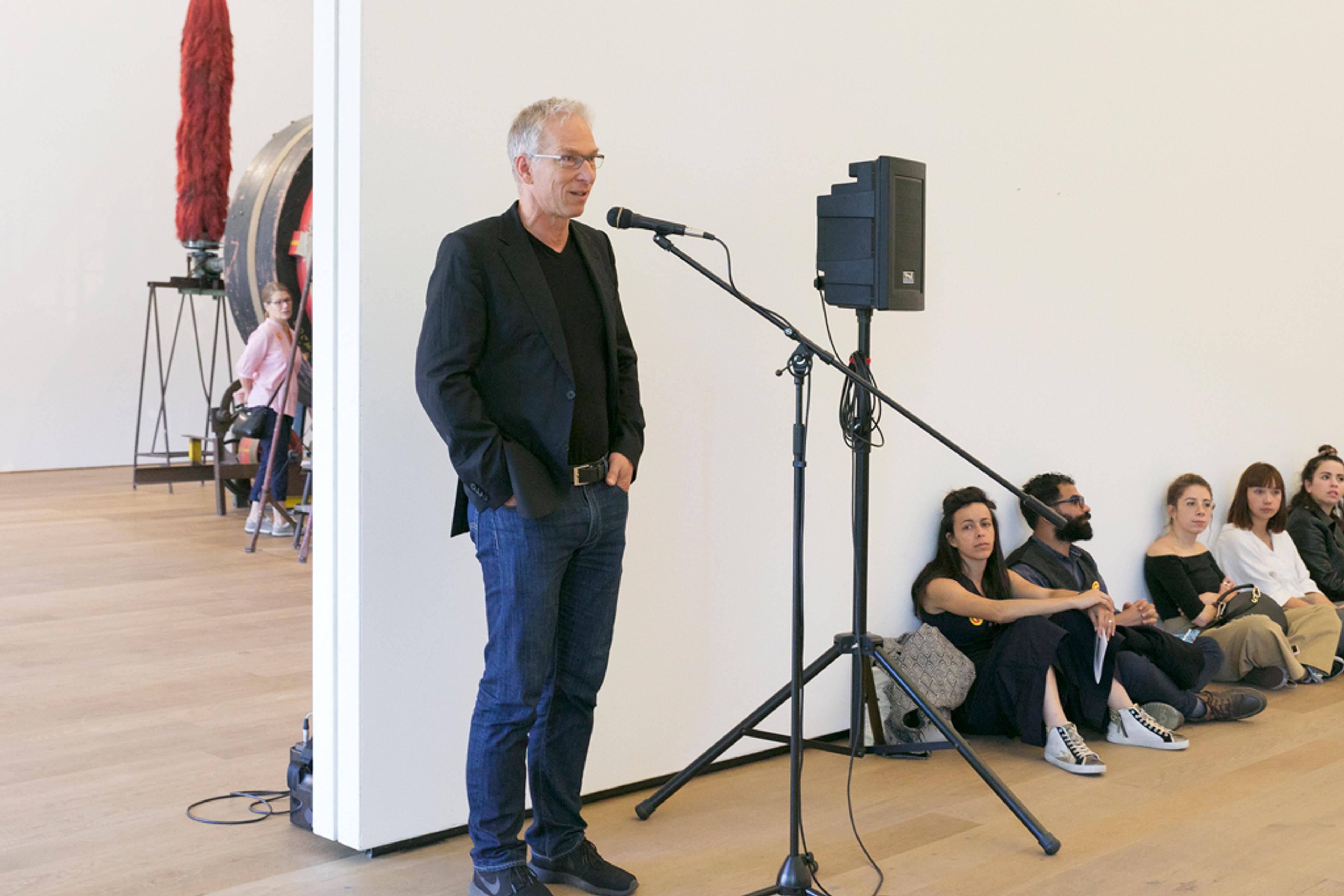 Roland Wetzel, Direktor Museum Tinguely / Photo credit: Emmanuelle Bayart, Swiss Performance Art Award 2018 