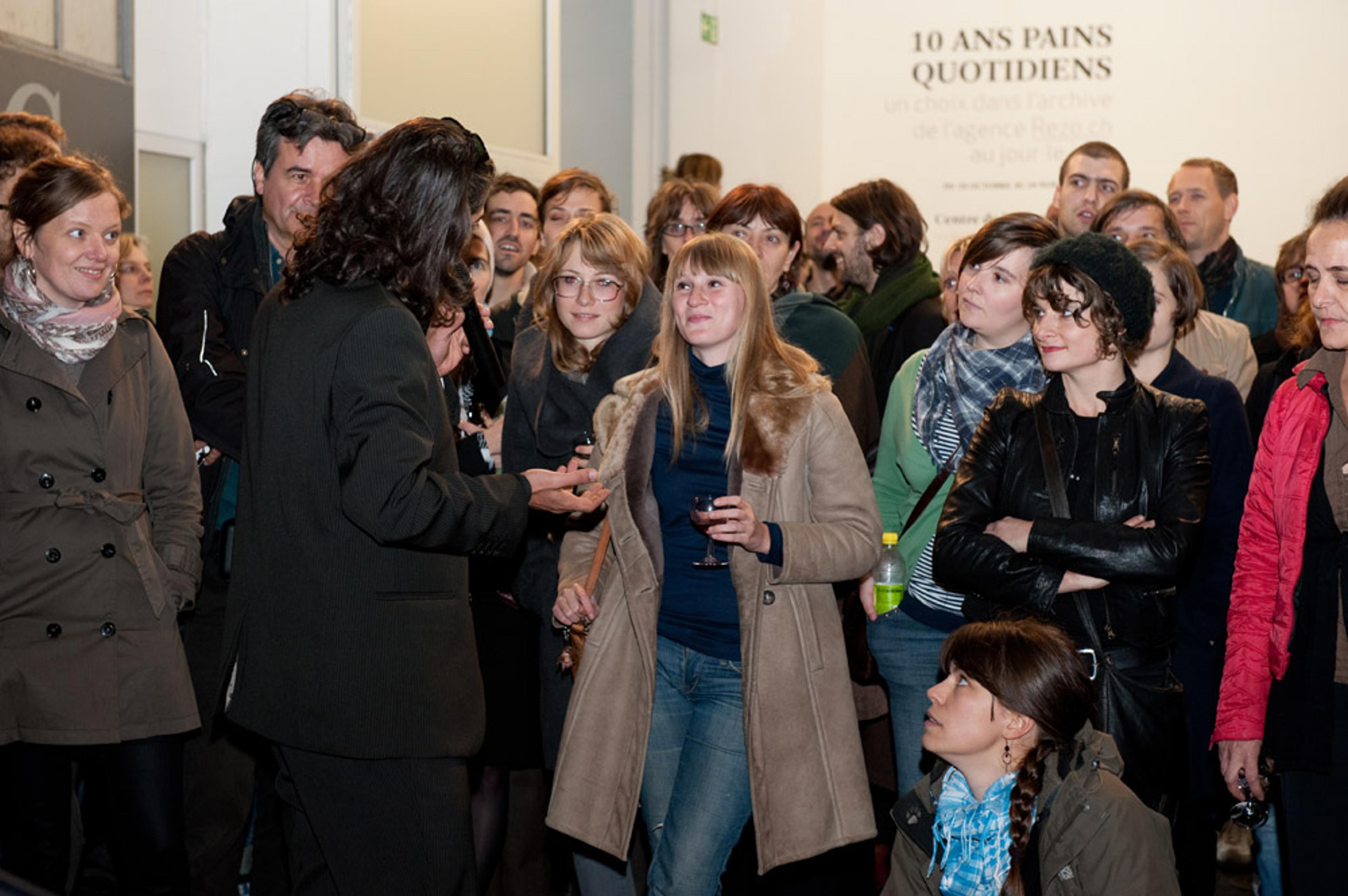 Domenico Billari, «Vado a Cali», 2011 / Photo credit: Swiss Performance Art Award 2011