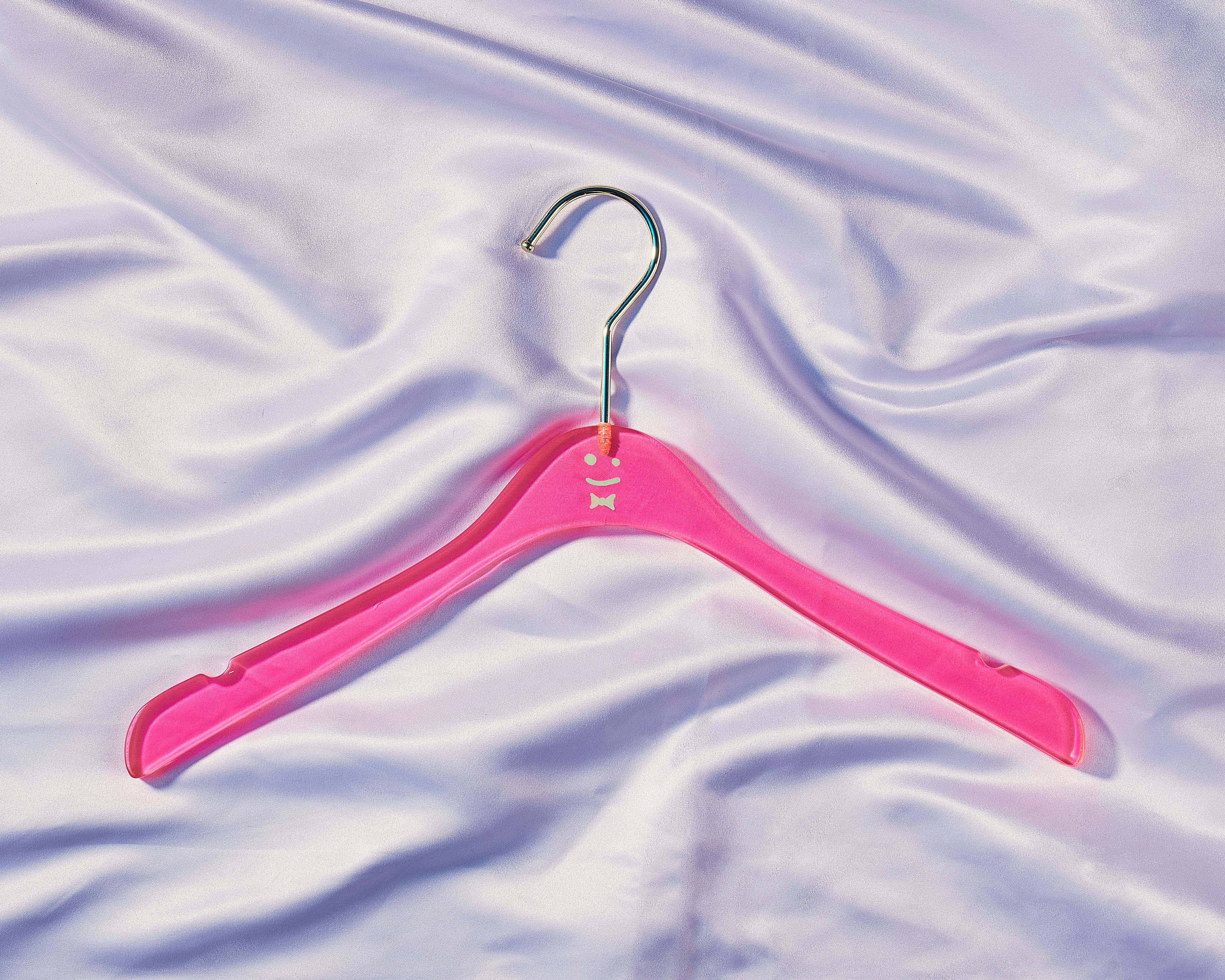 Pink hanger in full