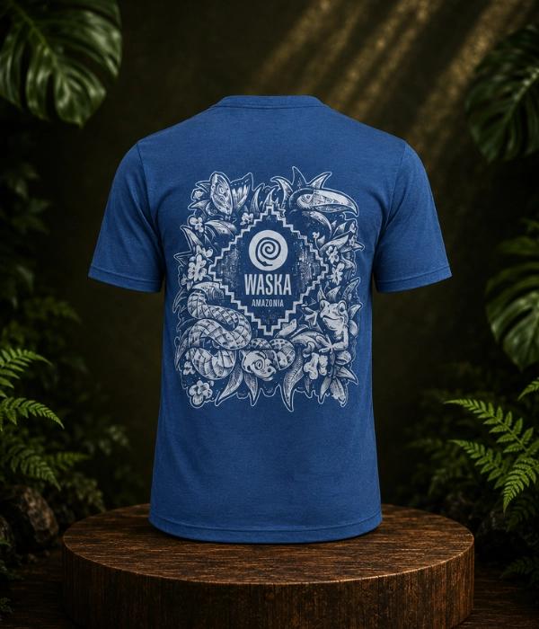 Camiseta Azul Waska Amazonía