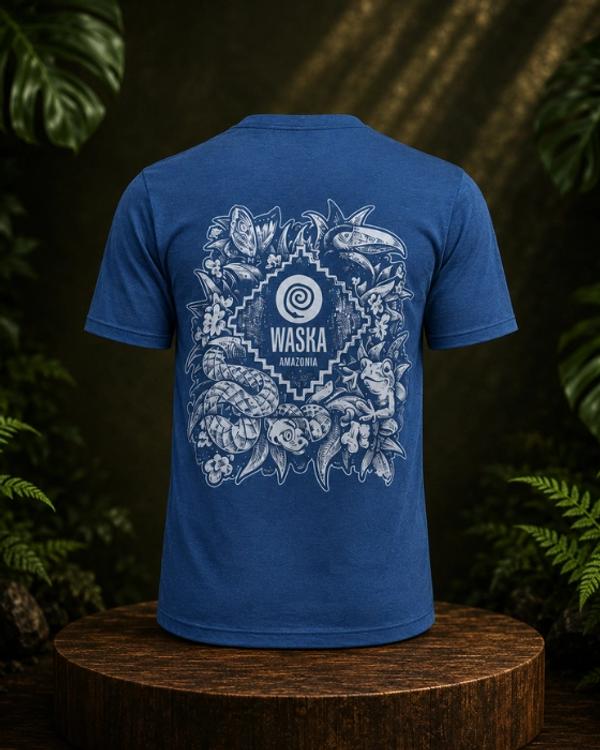 Camiseta Azul Waska Amazonía