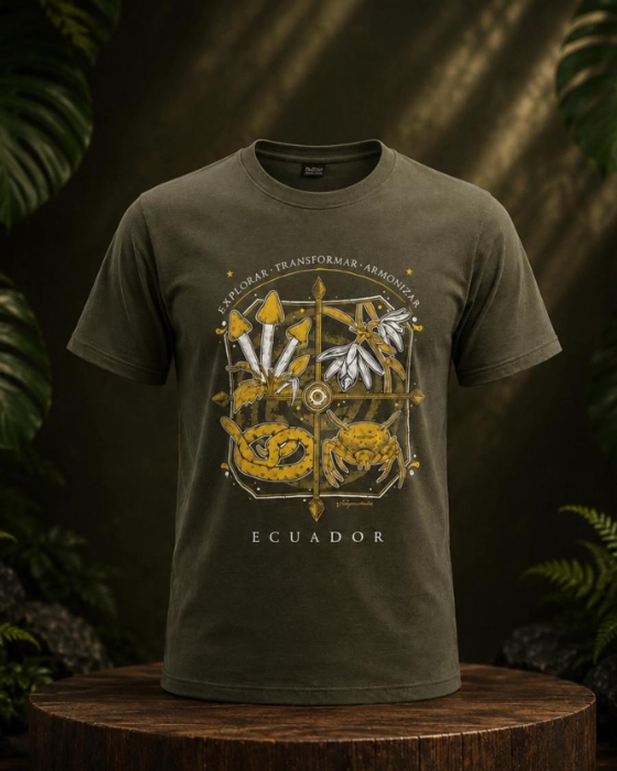Camiseta Verde Waska Amazonía