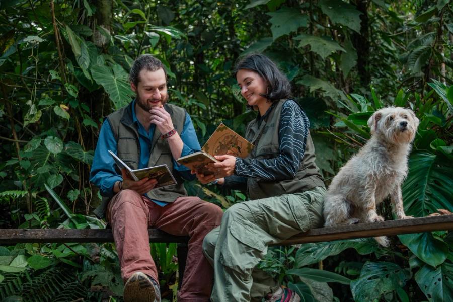 Equipo de Waska Amazonía en la reserva