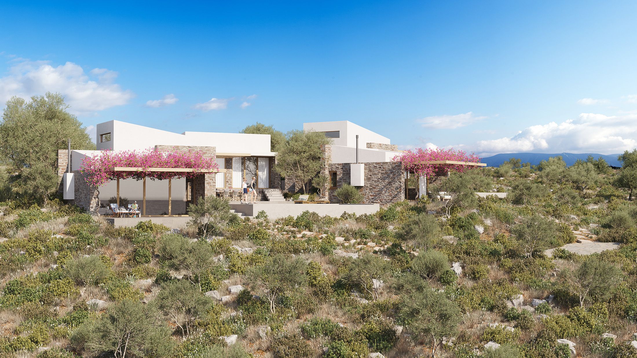 Two Island Houses