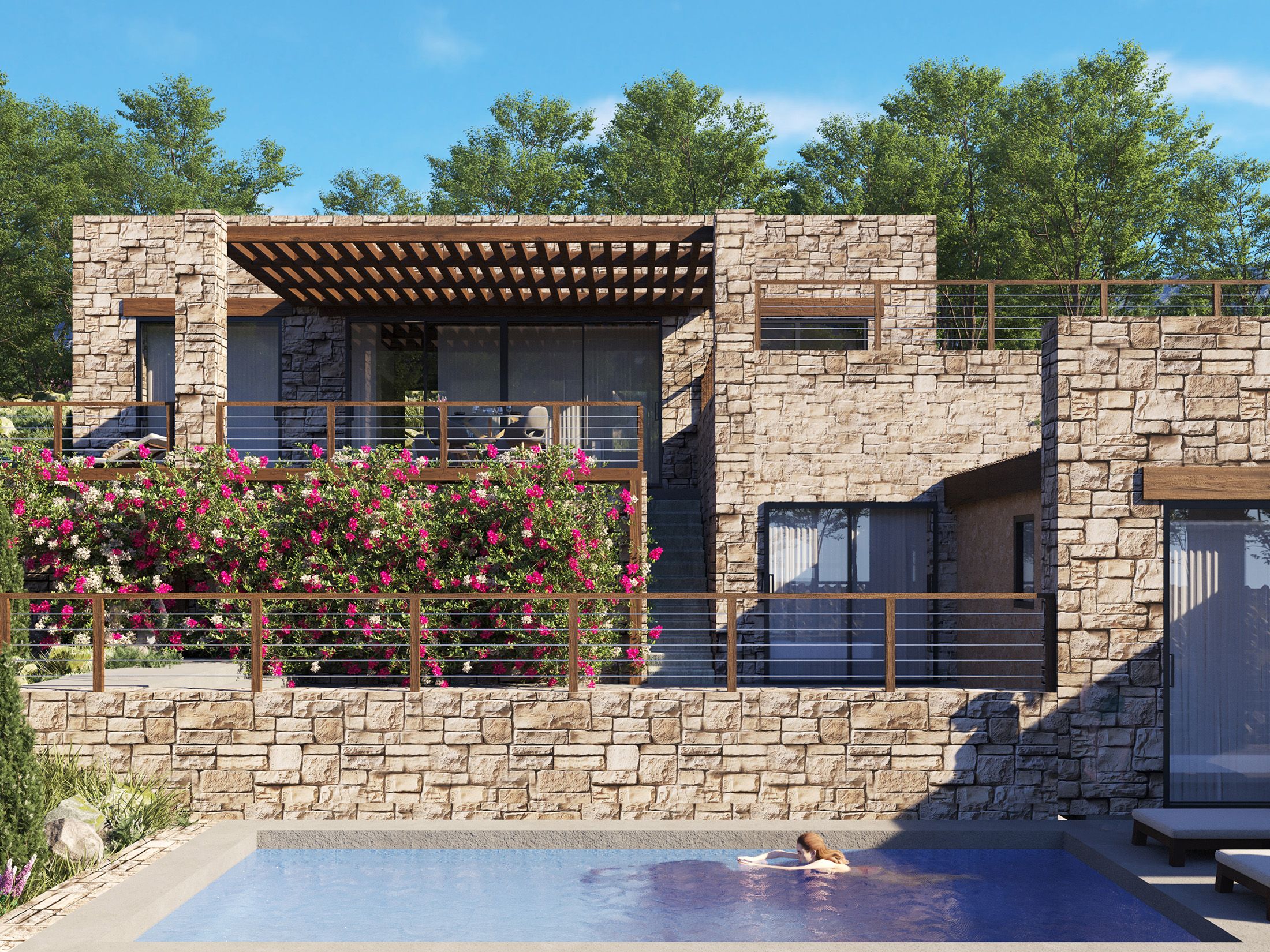 Hillside Stone Villas