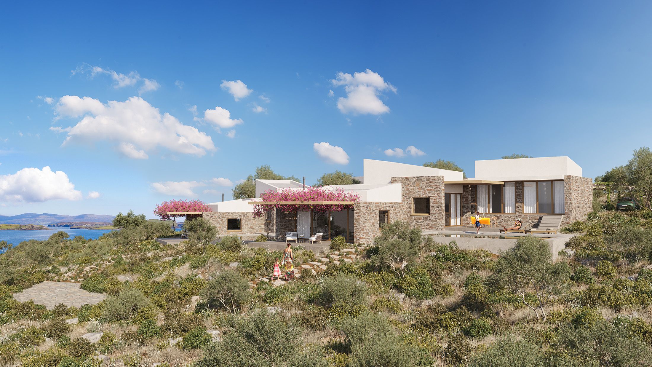 Two Island Houses
