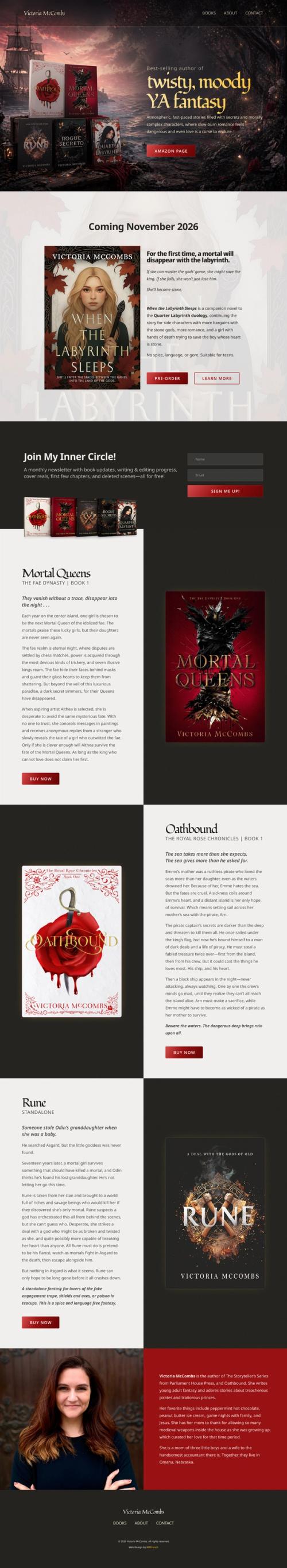 Victoria McCombs Redesign-screenshot
