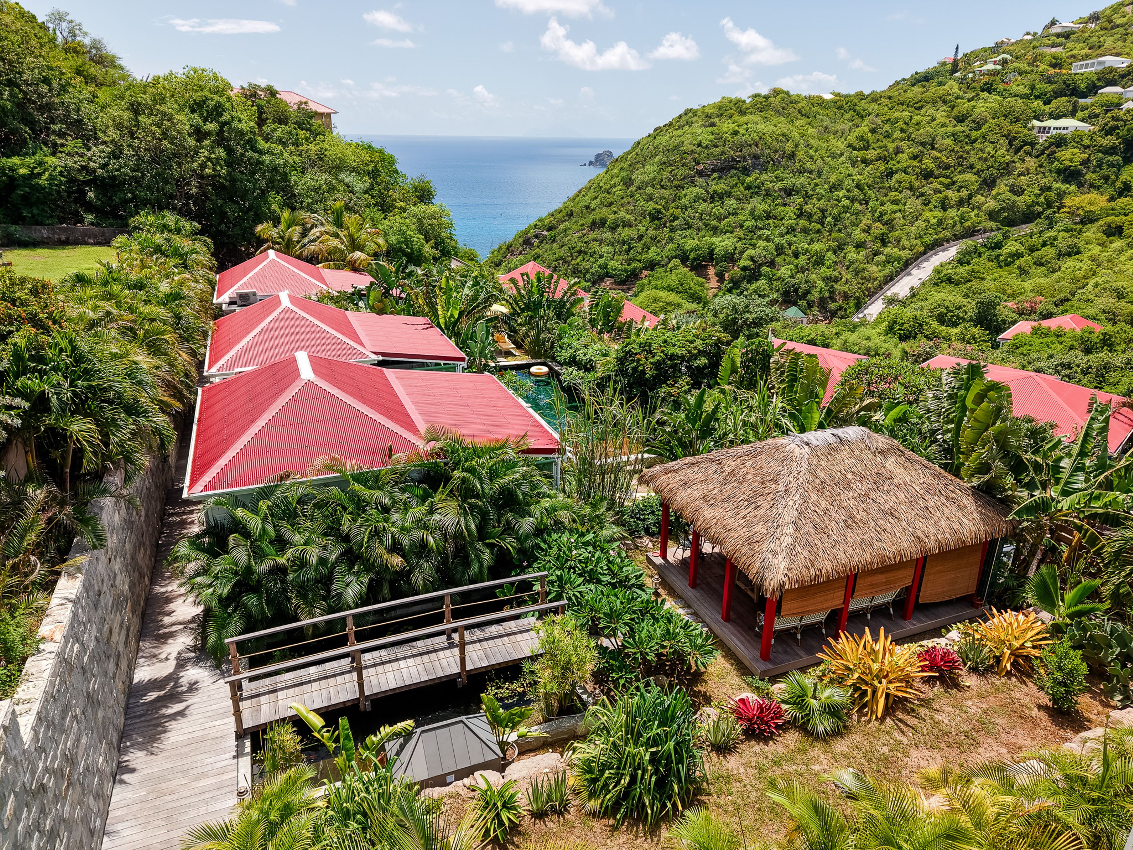 Photographie principale de la villa Lodge Pinta à Colombier, Saint-Barthélemy