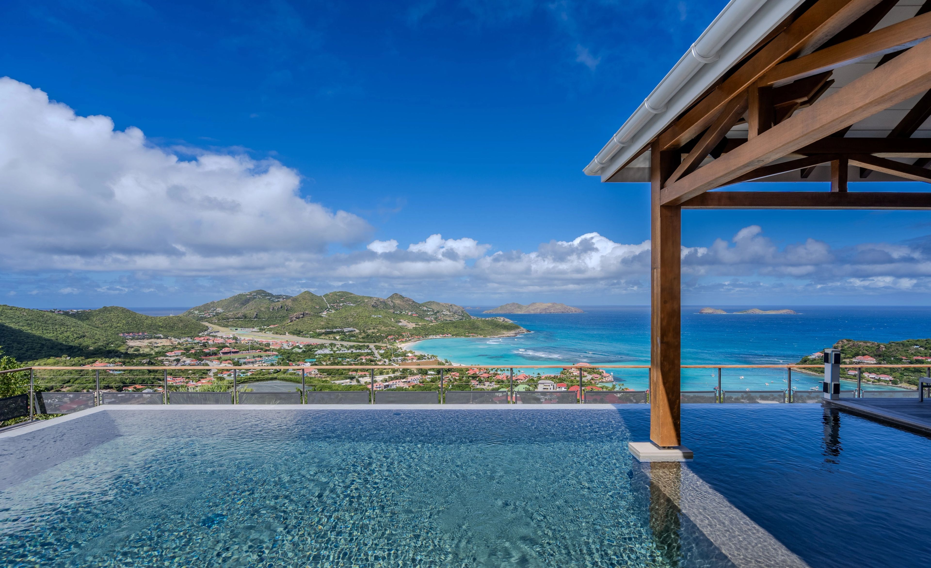 Main view of villa A View in St Jean, St. Barts