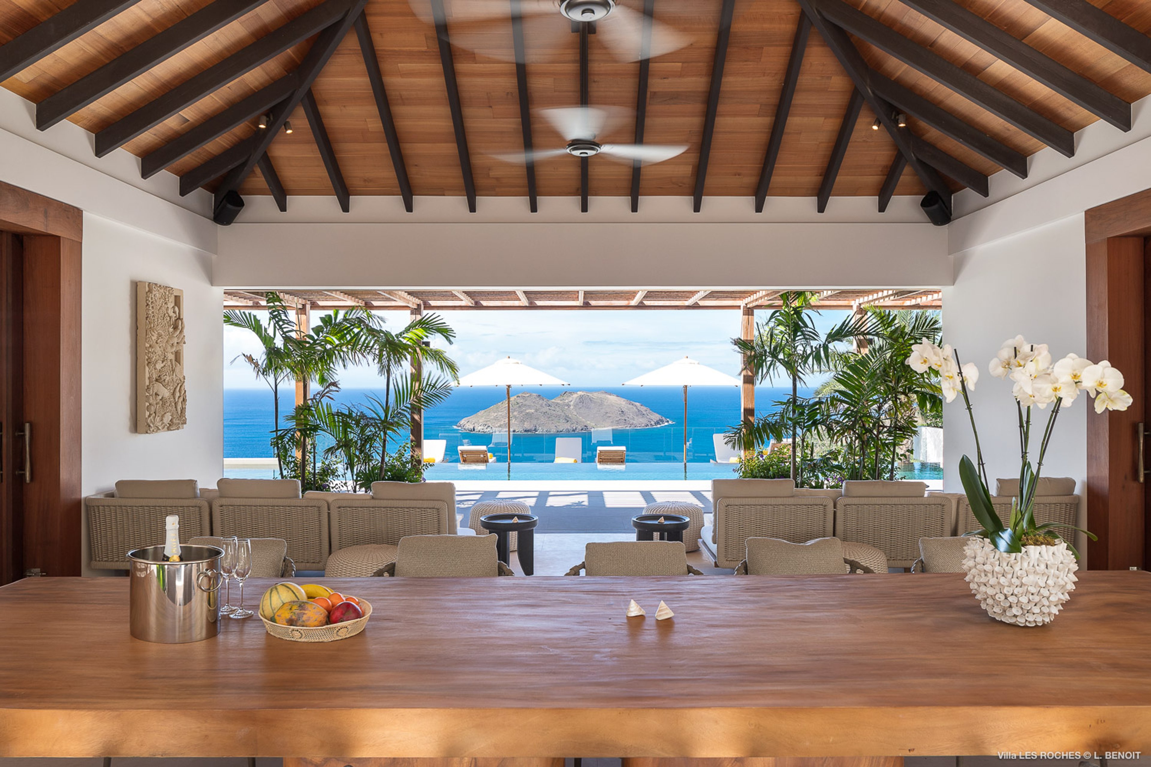 Les Roches — Villa de luxe à Colombier, Saint-Barthélemy