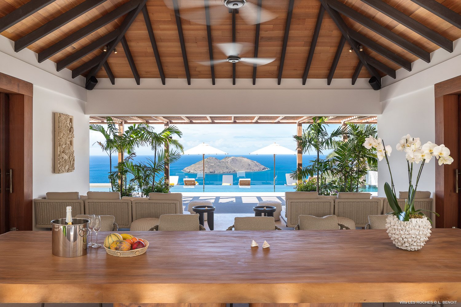 Les Roches — Villa de luxe à Colombier, Saint-Barthélemy