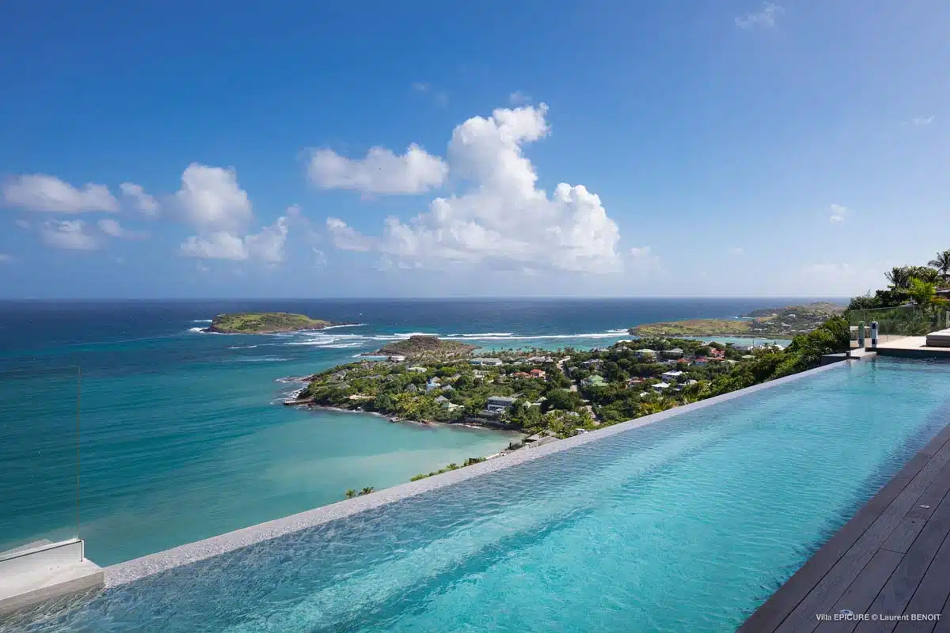 Main view of villa Epicure in Marigot, St. Barts