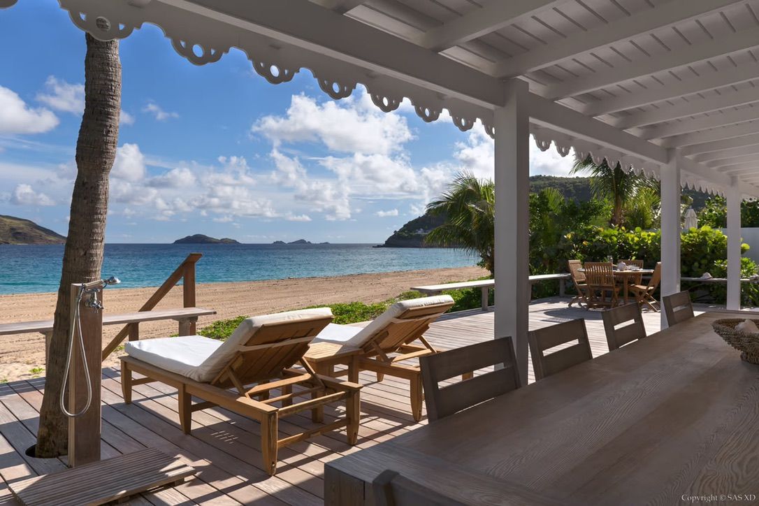 Main view of villa Beach House - Fay in Flamands, St. Barts