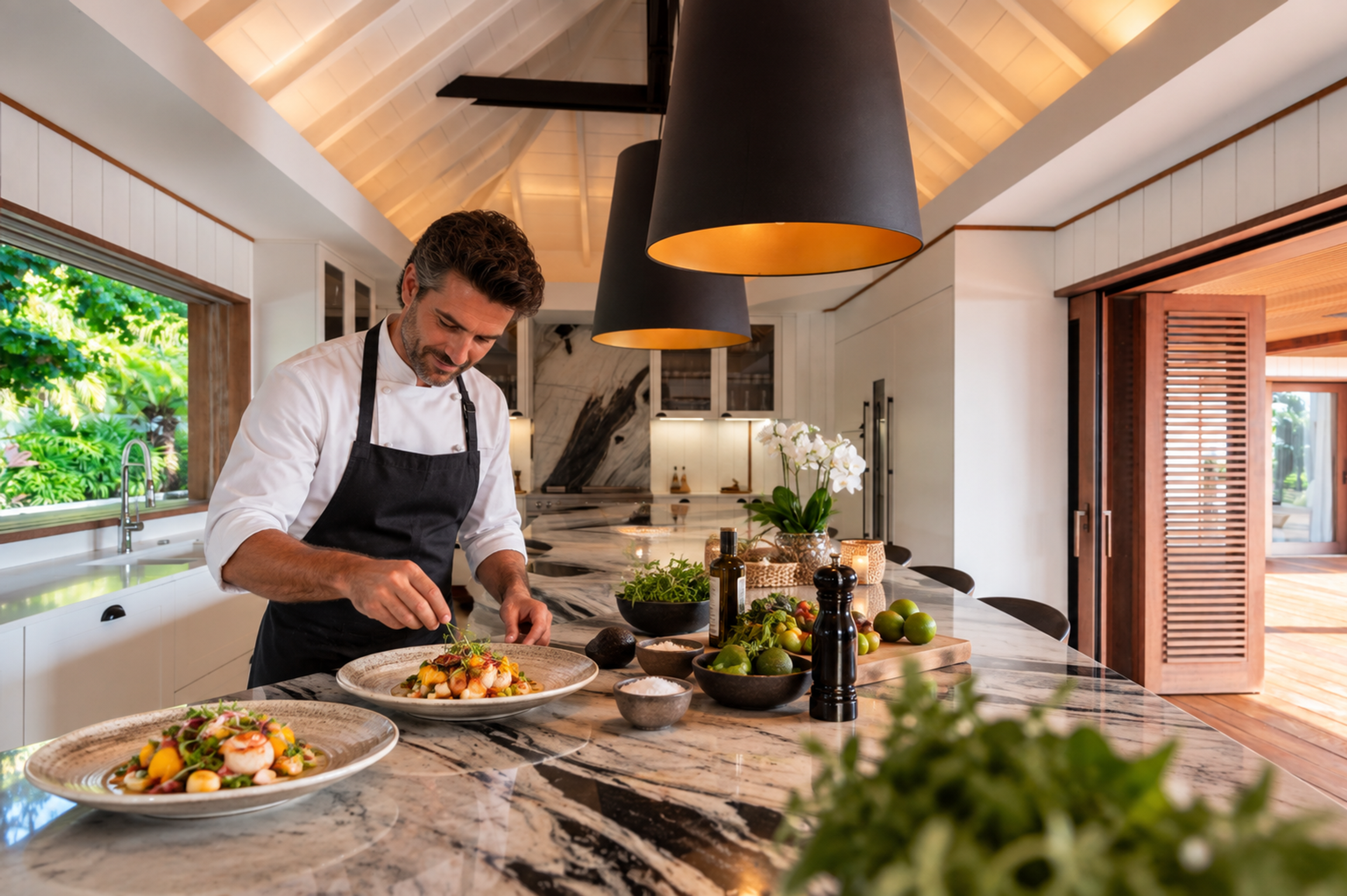 Chef privé à Saint-Barth : tout ce qu'il faut savoir avant de réserver