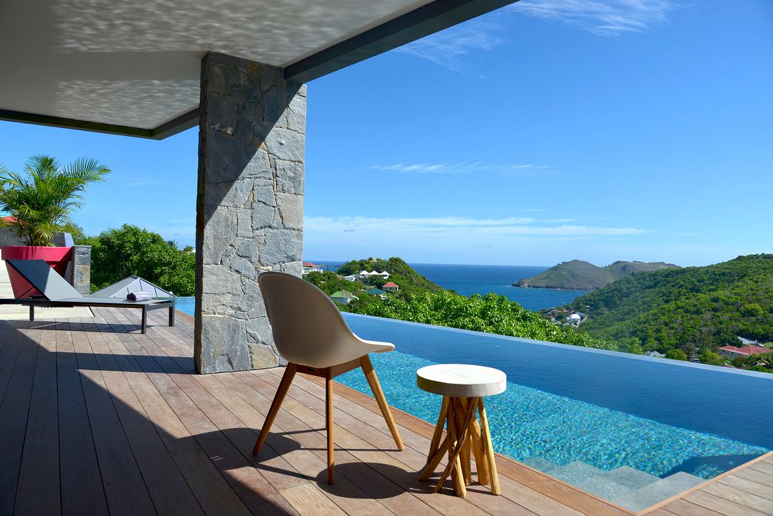Main view of villa Alpaka in Flamands, St. Barts