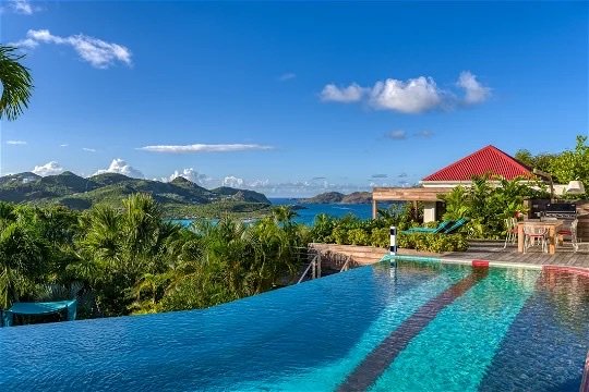 La Maison rouge — Villa de luxe à St Jean, Saint-Barthélemy