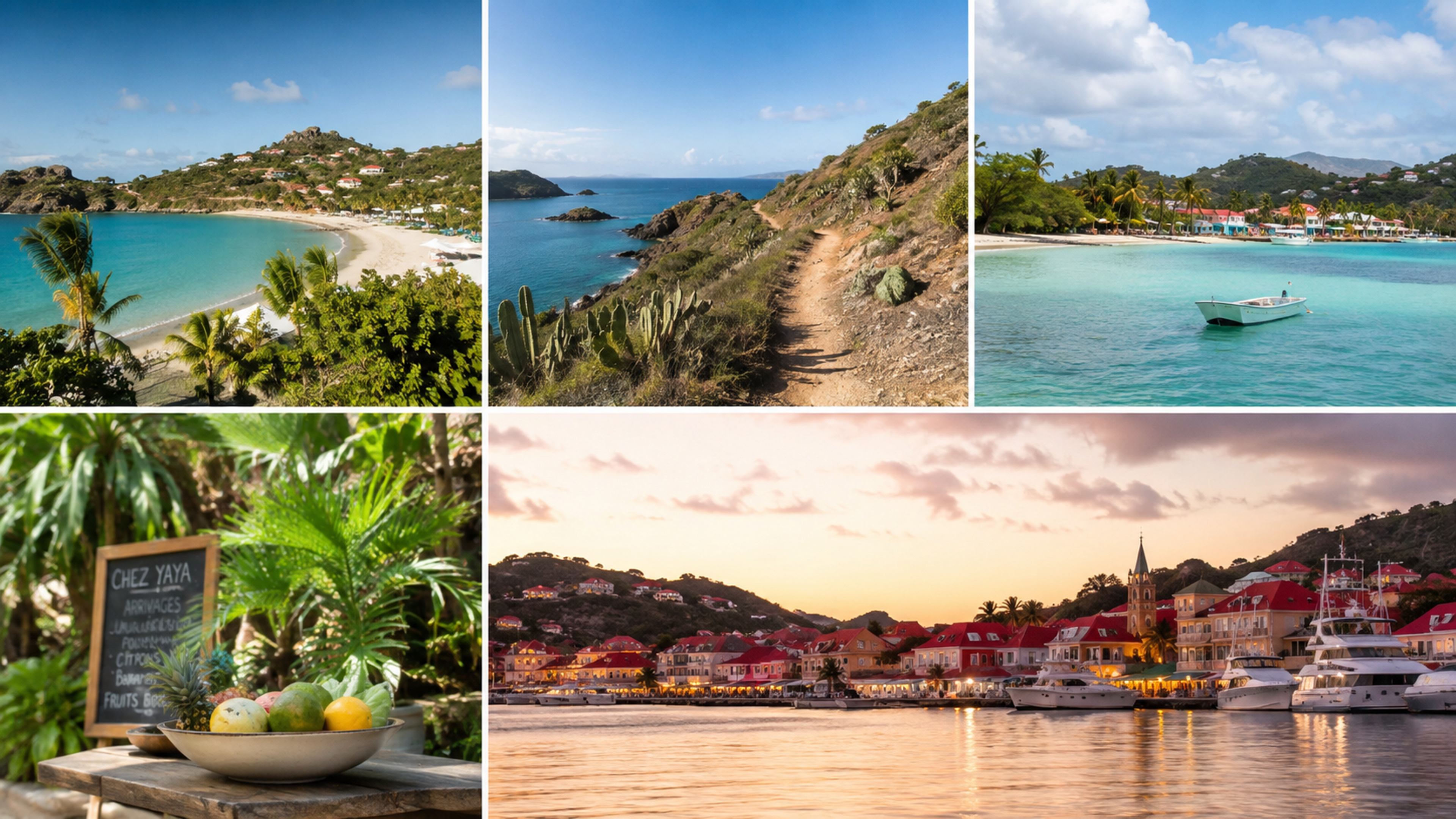 Une journée à Saint-Barth, par Valérie