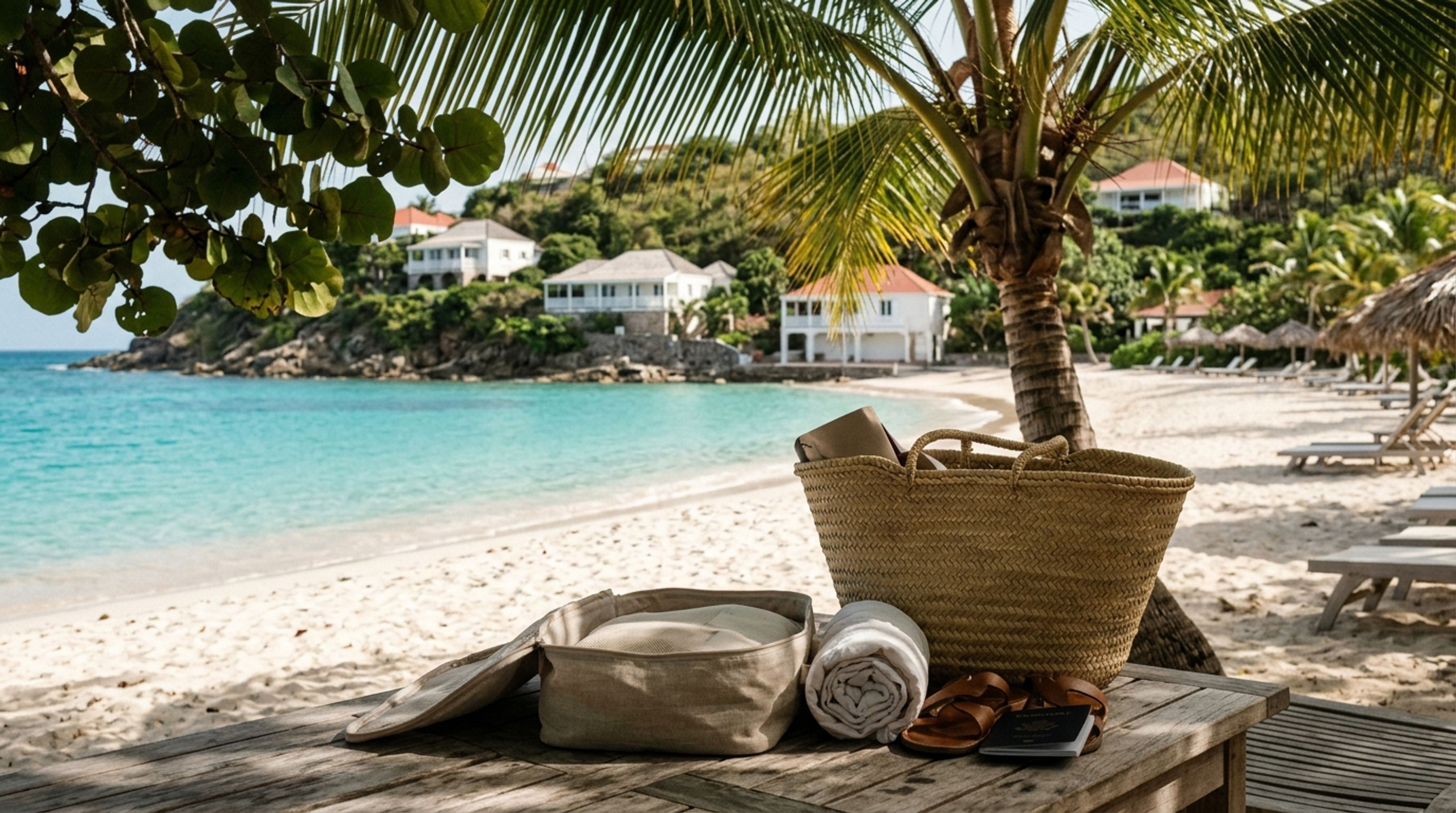 Valise Saint-Barth : quoi emporter pour un séjour en villa