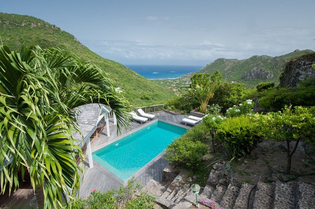 Kiara Rock House — Villa de luxe à Vitet, Saint-Barthélemy