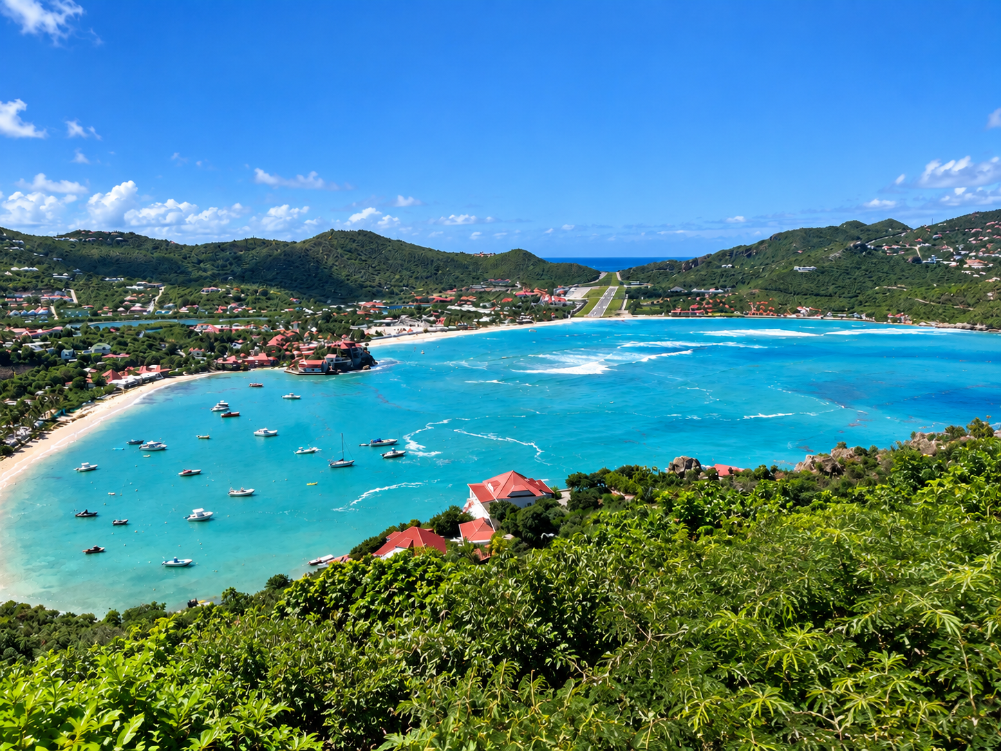 Saint-Jean : la plage, l'aéroport et les villas iconiques de Saint-Barth