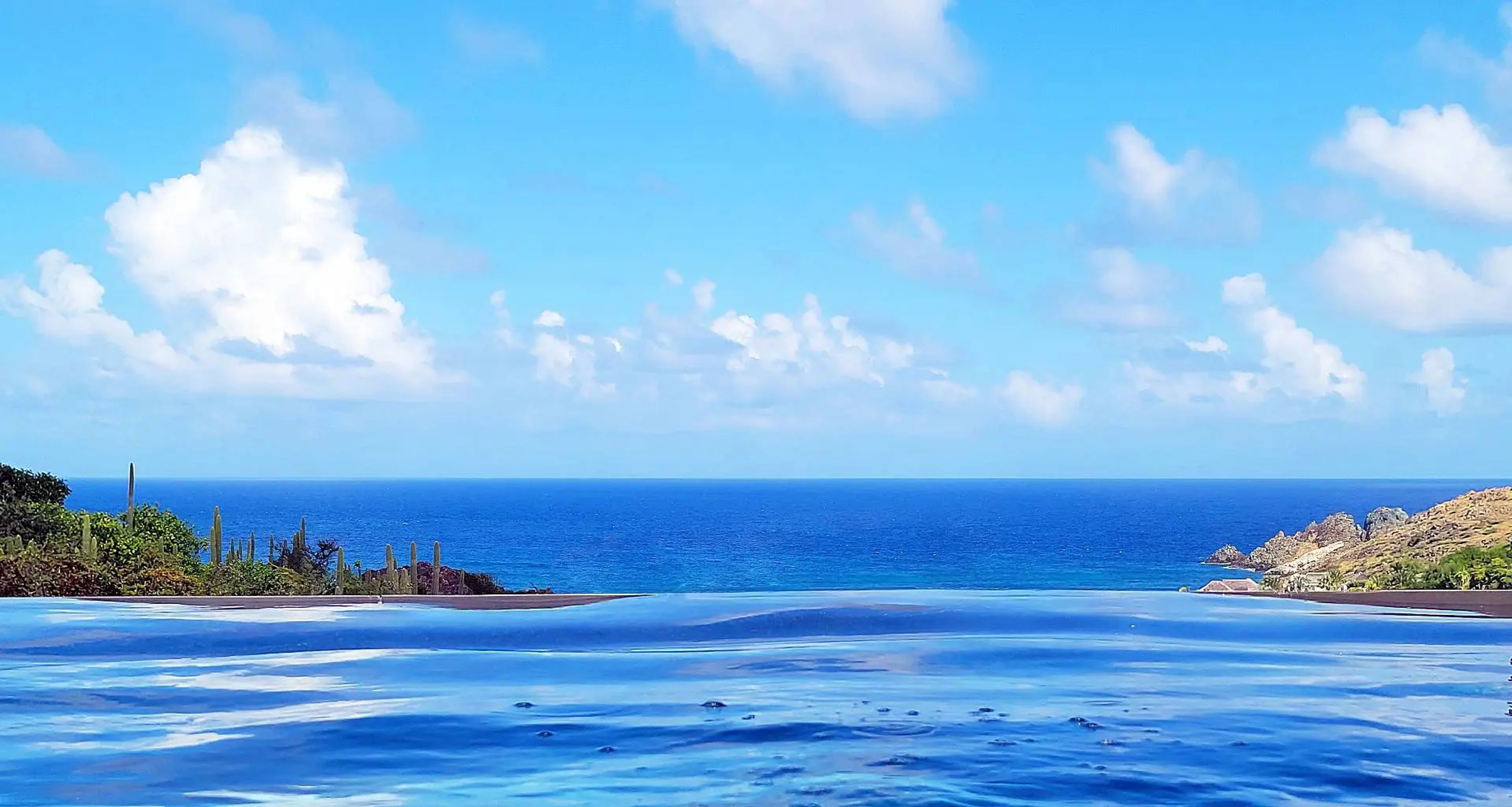 Main view of villa Coco Rock in Petit Cul de Sac, St. Barts