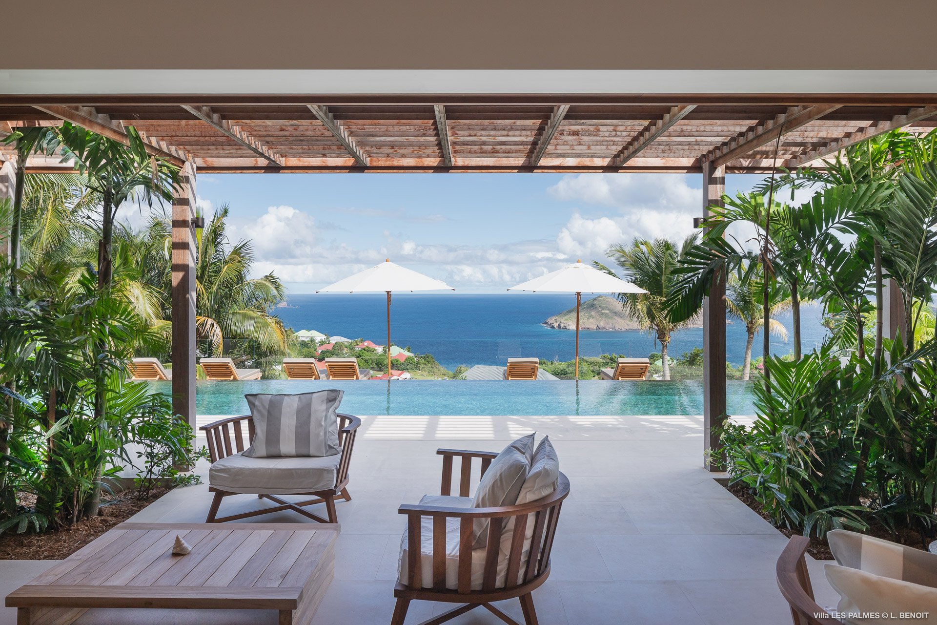 Les Palmes — Villa de luxe à Colombier, Saint-Barthélemy