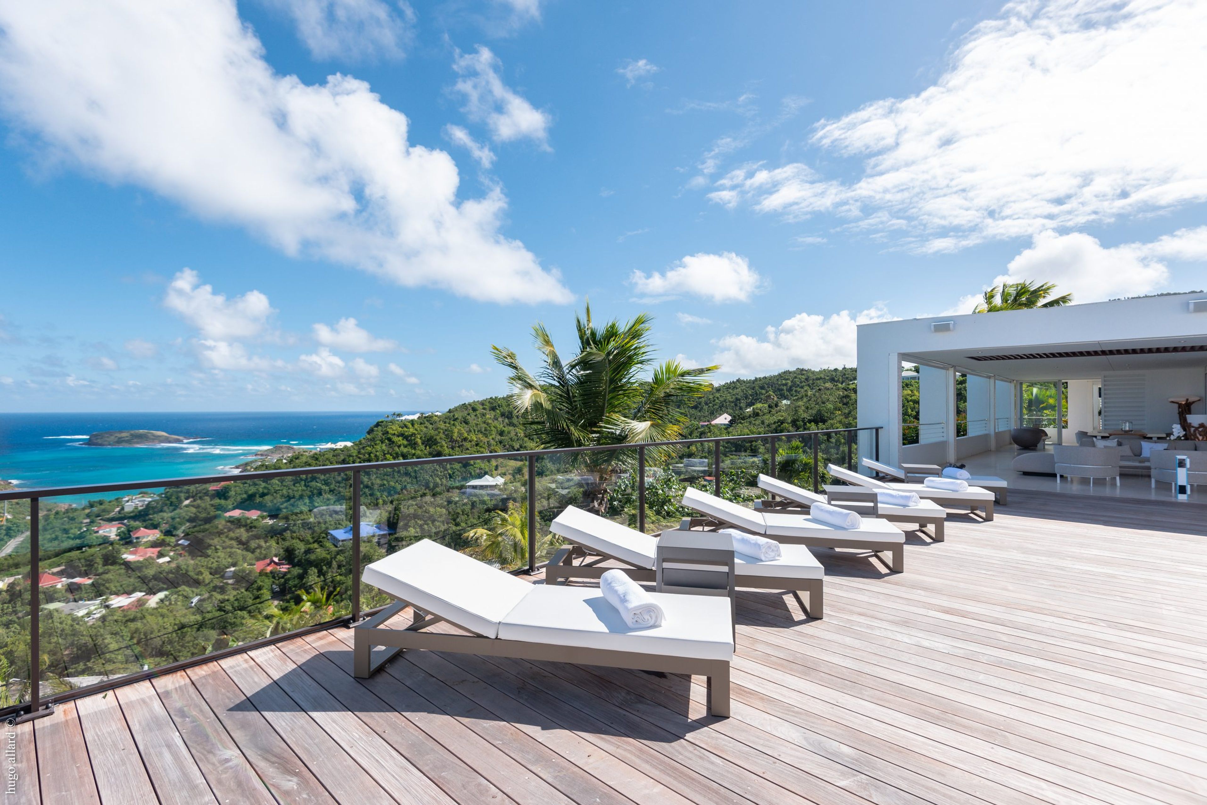Main view of villa Eclipse in Vitet, St. Barts