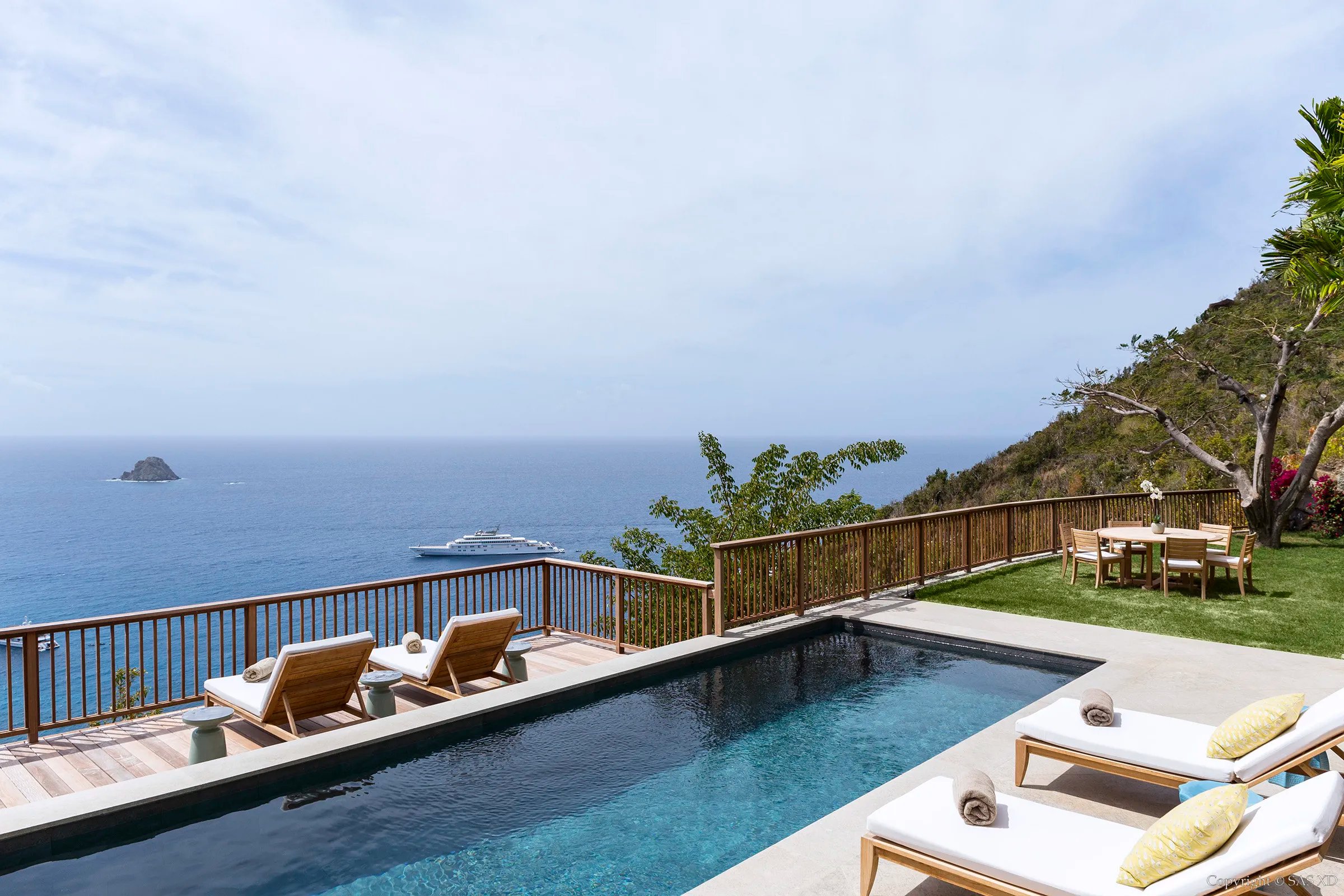 Esprit de Roche — Villa de luxe à Colombier, Saint-Barthélemy