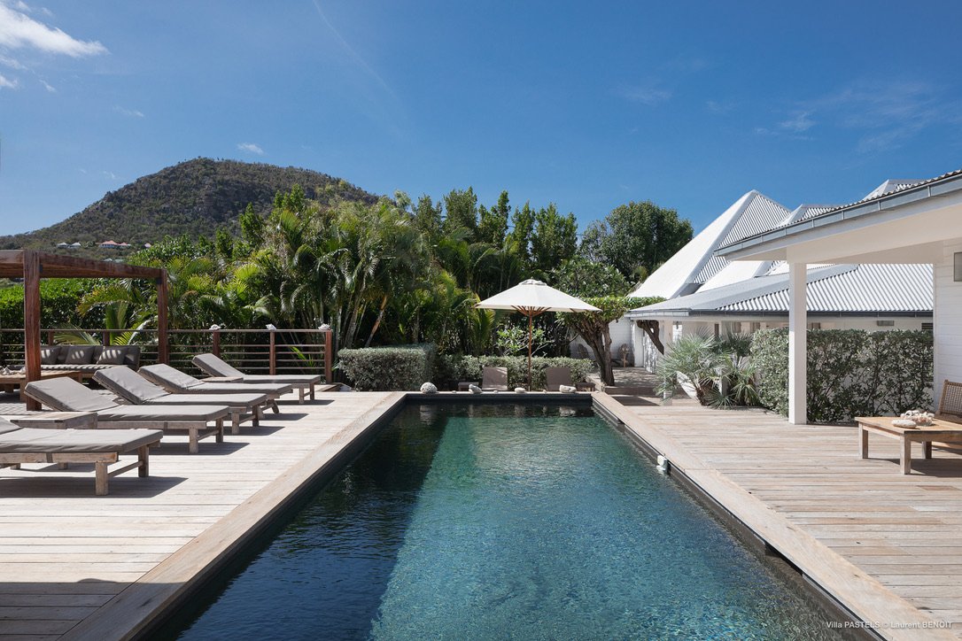 Pastels — Villa de luxe à Vitet, Saint-Barthélemy