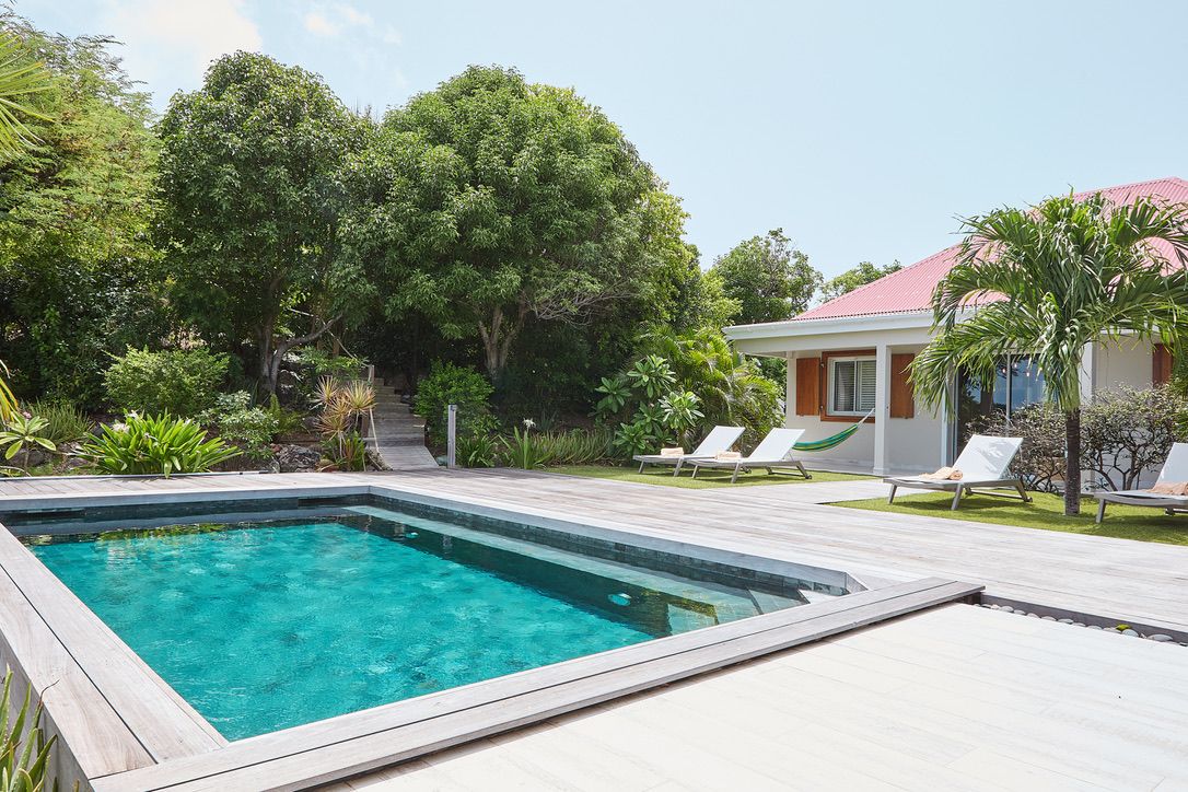 Main view of villa Always in Colombier, St. Barts