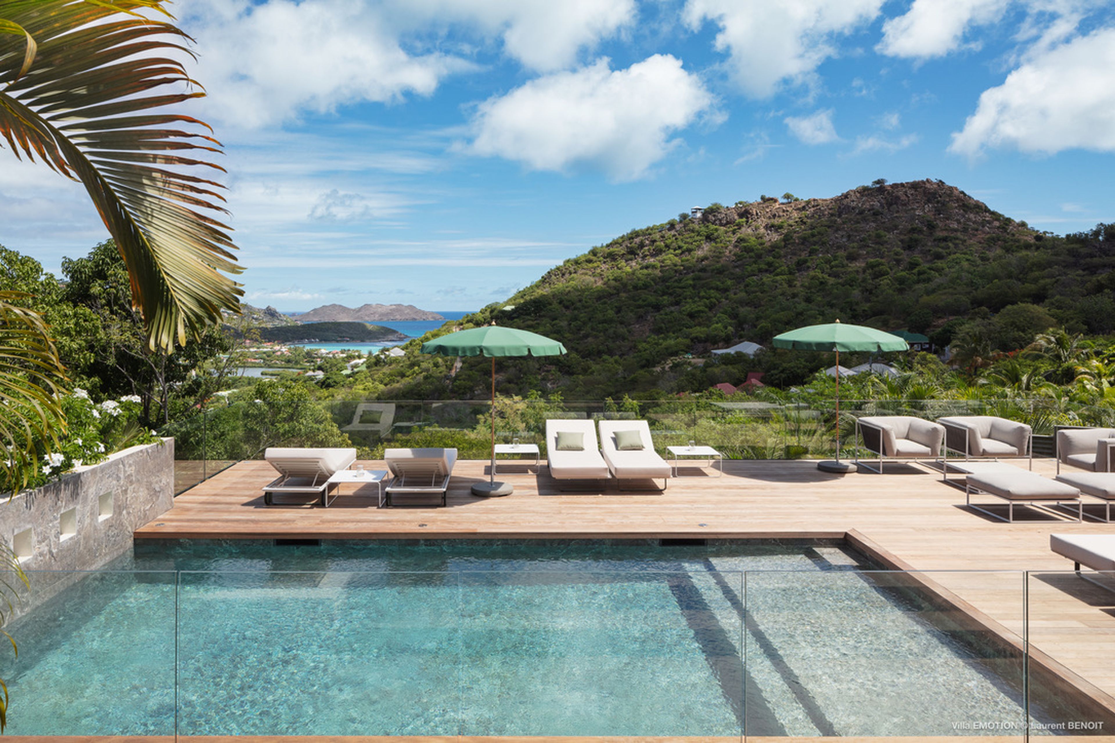 Main view of villa Emotion in St Jean, St. Barts