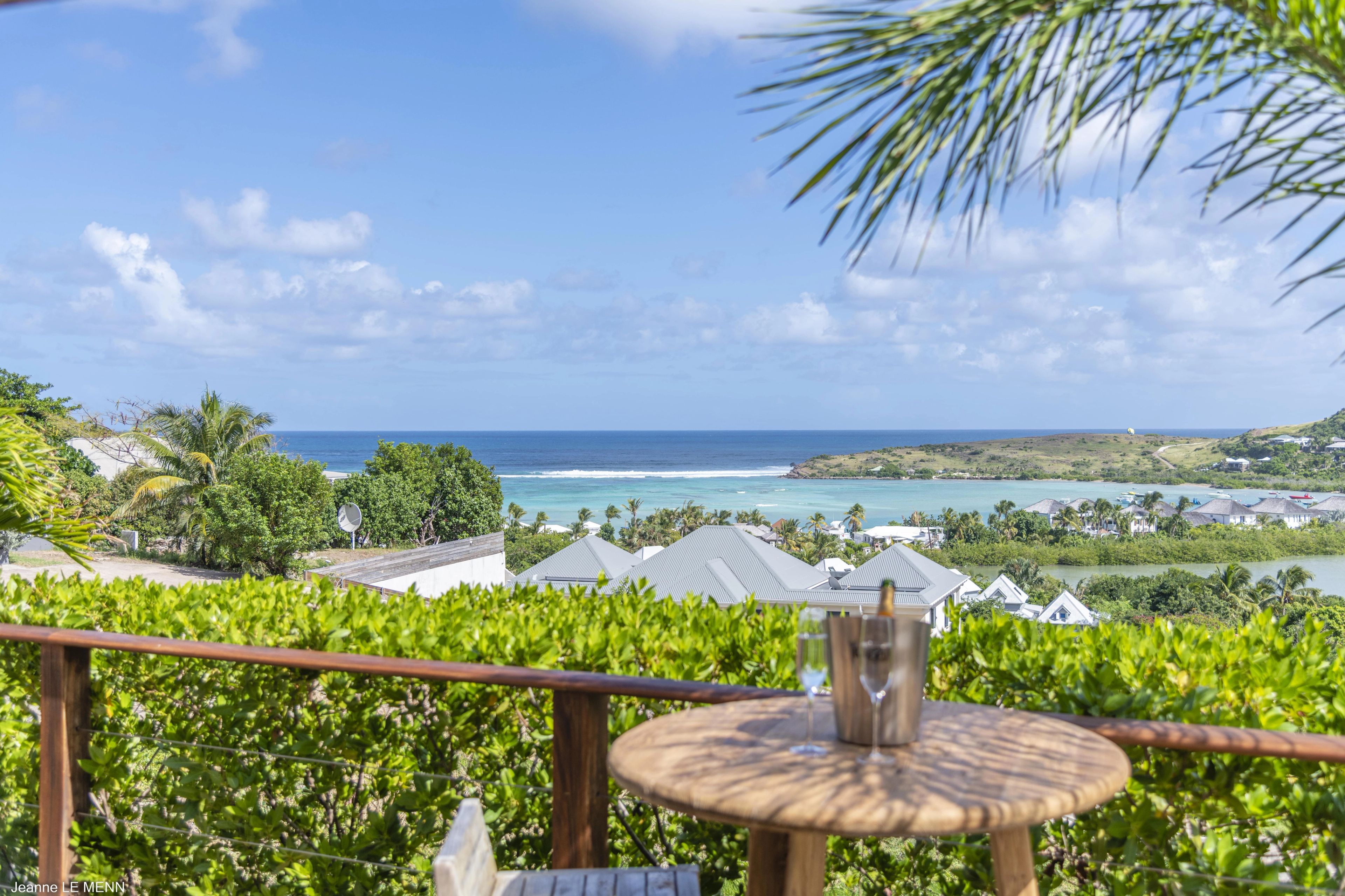 Main view of villa Ti Rock in Grand Cul de Sac, St. Barts