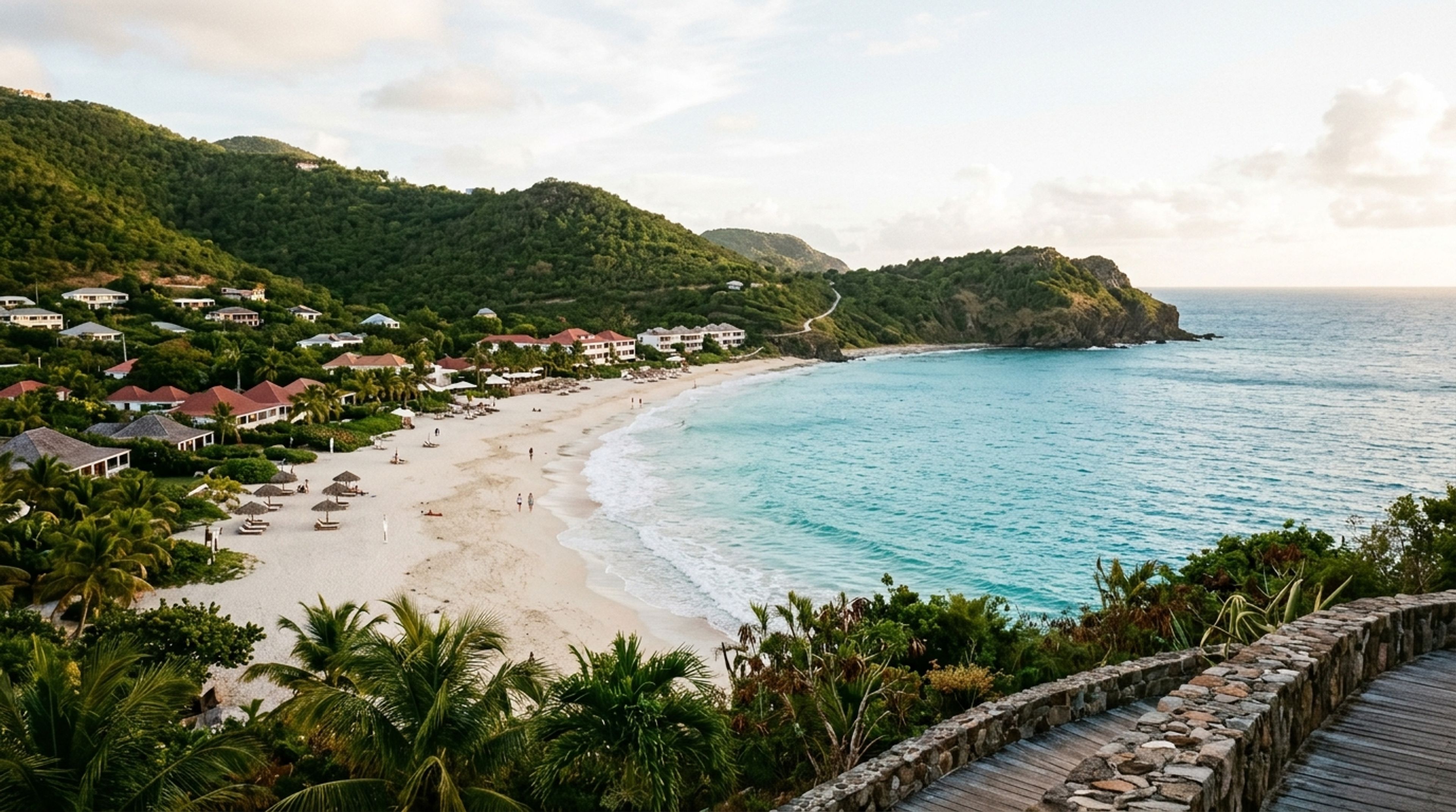 Villa en Flamands, Saint-Barth: la gran playa del noroeste de la isla